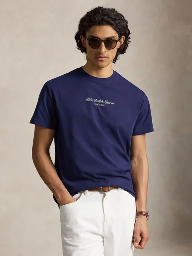 POLO RALPH LAUREN Áo Thun Nam Tay Ngắn Classic Fit Logo Jersey T-Shirt