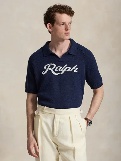 POLO RALPH LAUREN Áo Sweater Nam Tay Ngắn The Ralph Logo Short-Sleeve Sweater