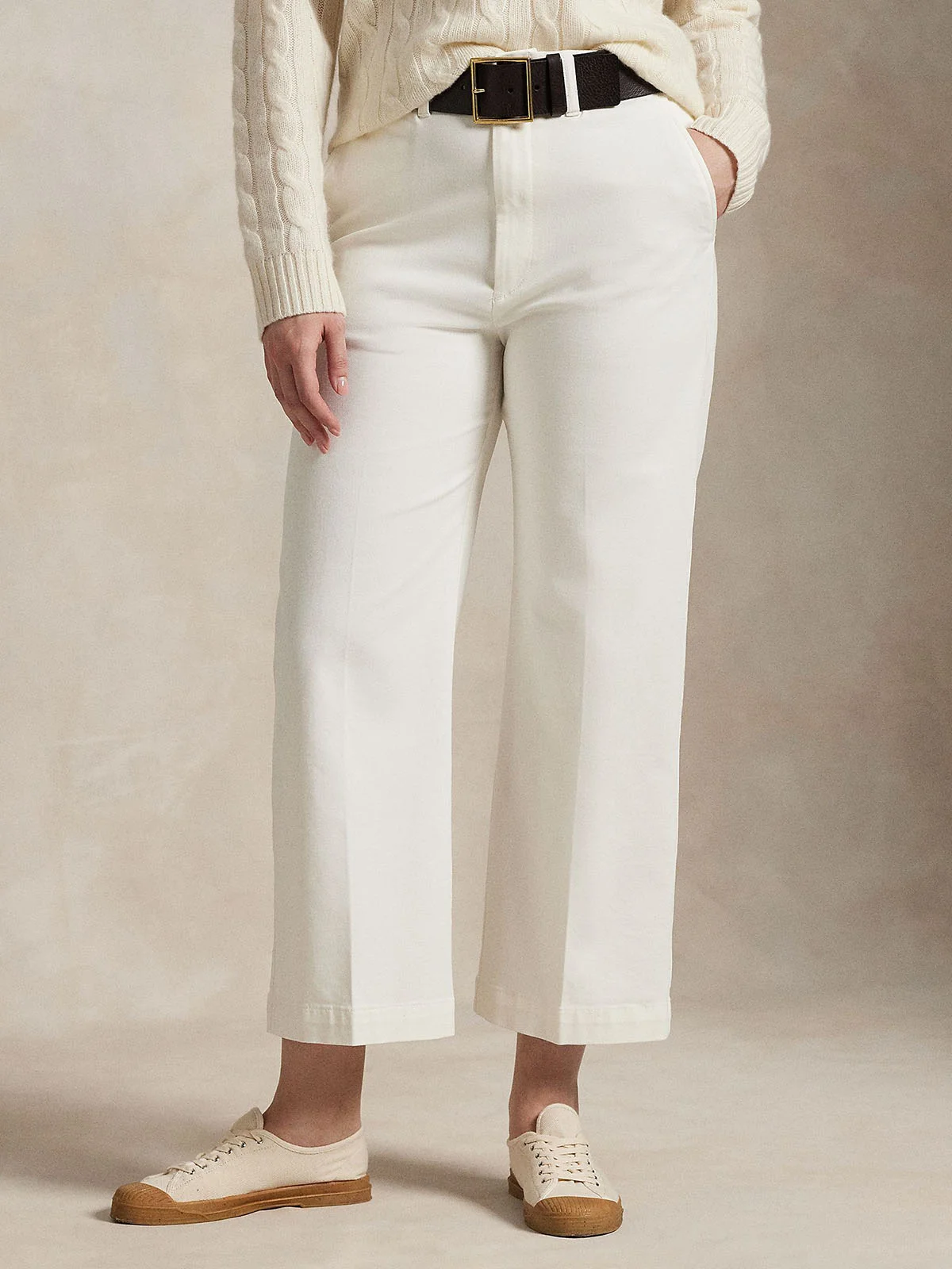 POLO RALPH LAUREN Quần Dài Nữ Chino Wide-Leg Pant