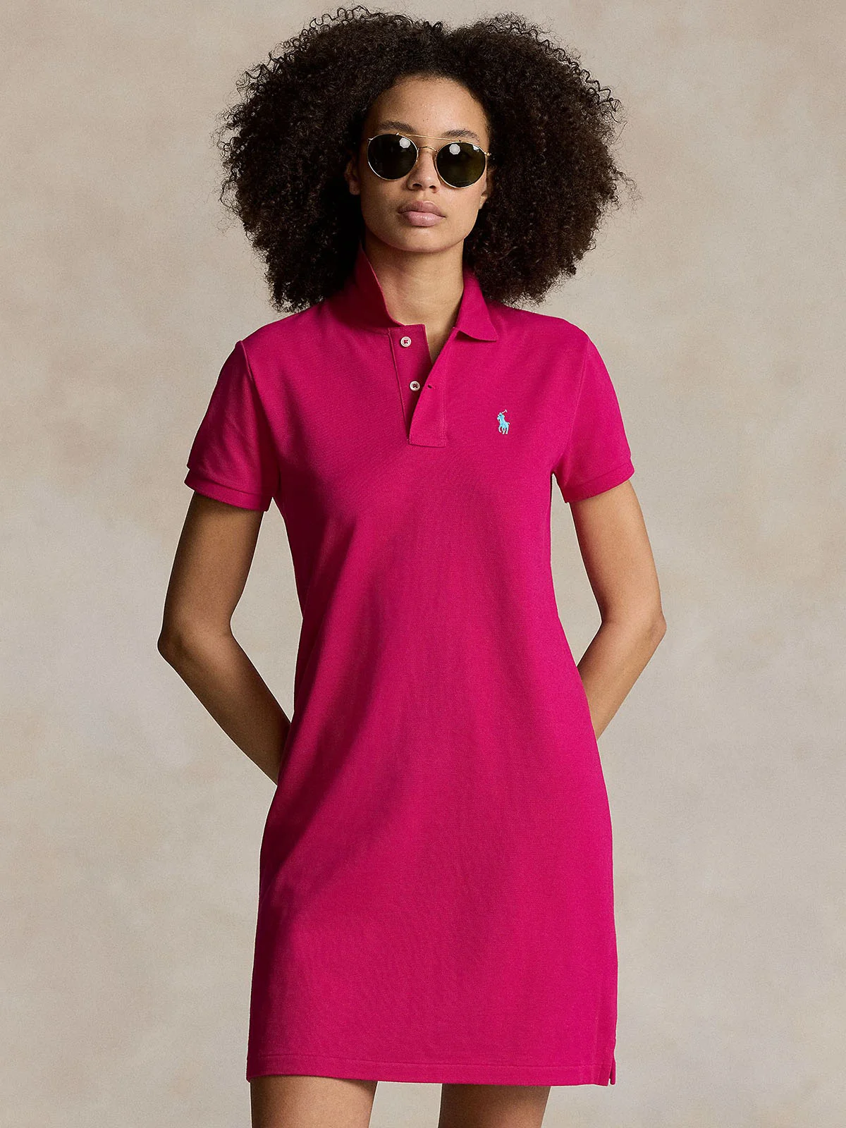 POLO RALPH LAUREN Đầm Nữ Cotton Mesh Polo Dress