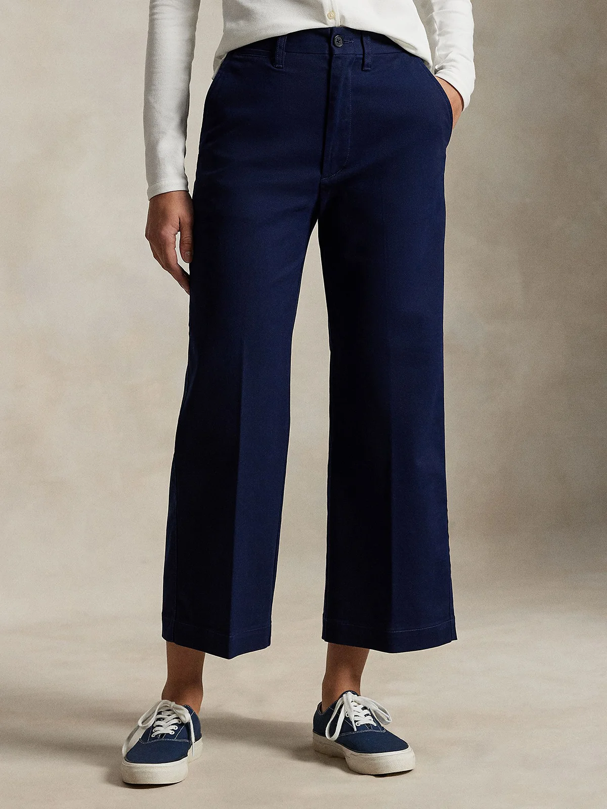 POLO RALPH LAUREN Quần Dài Nữ Chino Wide-Leg Pant