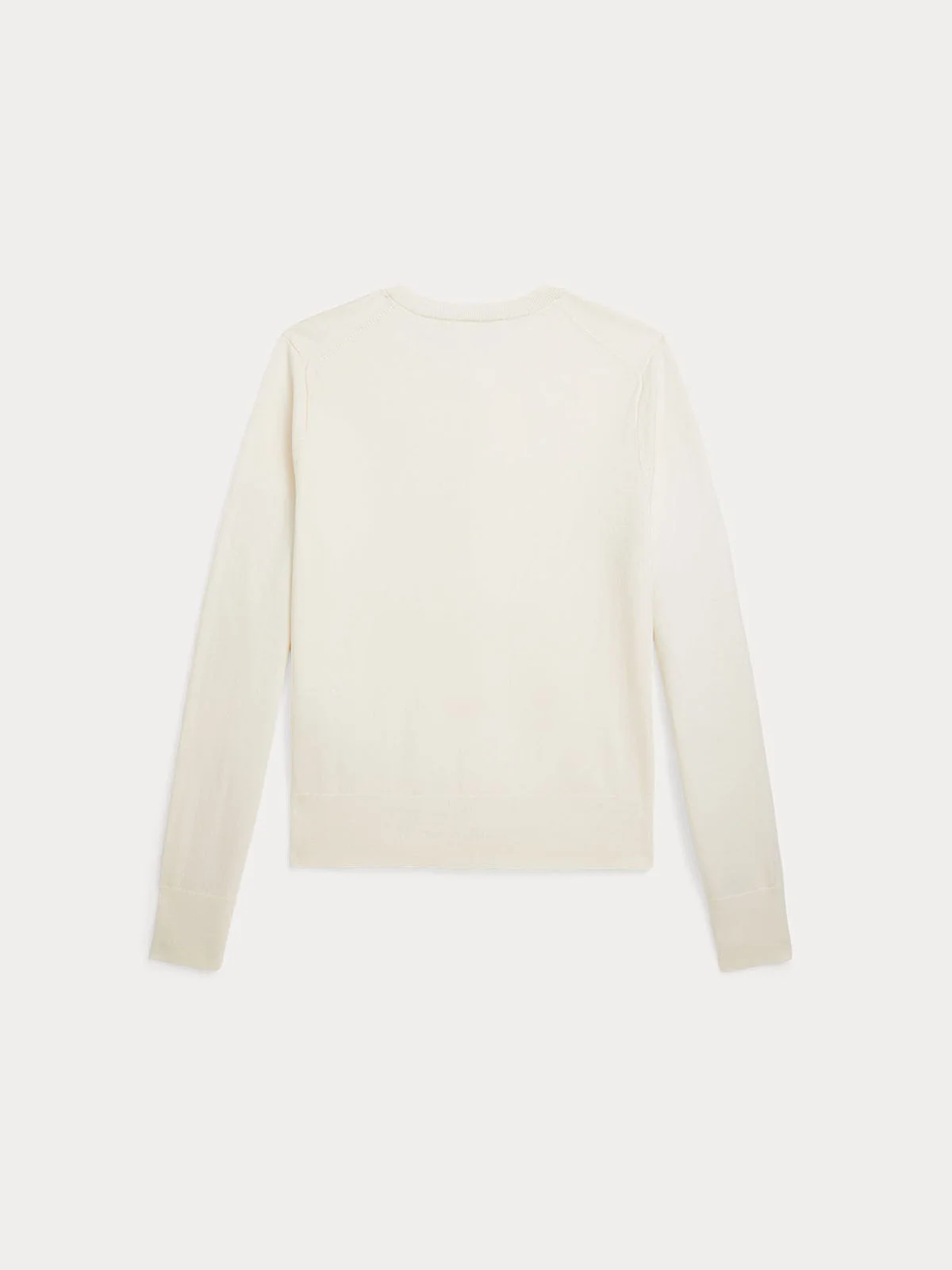 POLO RALPH LAUREN Áo Cardigan Nữ Tay Dài Stretch Cotton-Blend Crewneck Cardigan