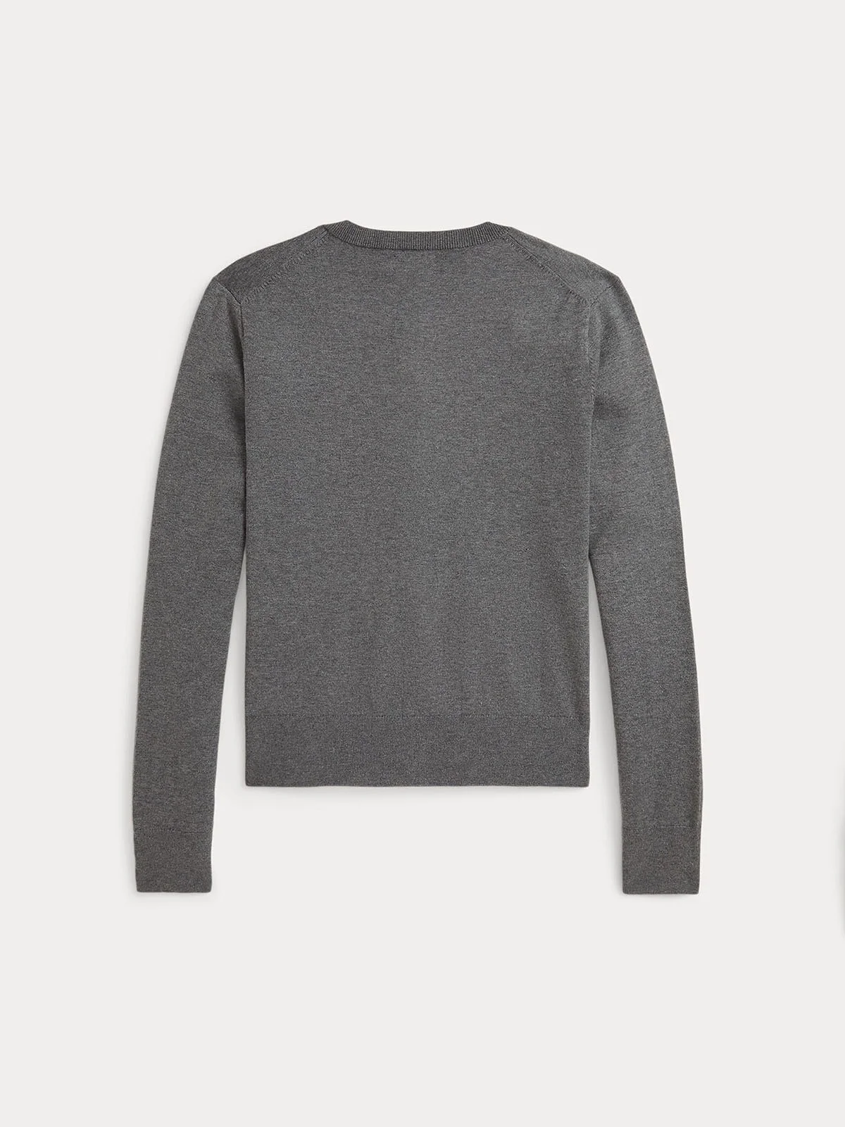 POLO RALPH LAUREN Áo Cardigan Nữ Tay Dài Stretch Cotton-Blend Crewneck Cardigan