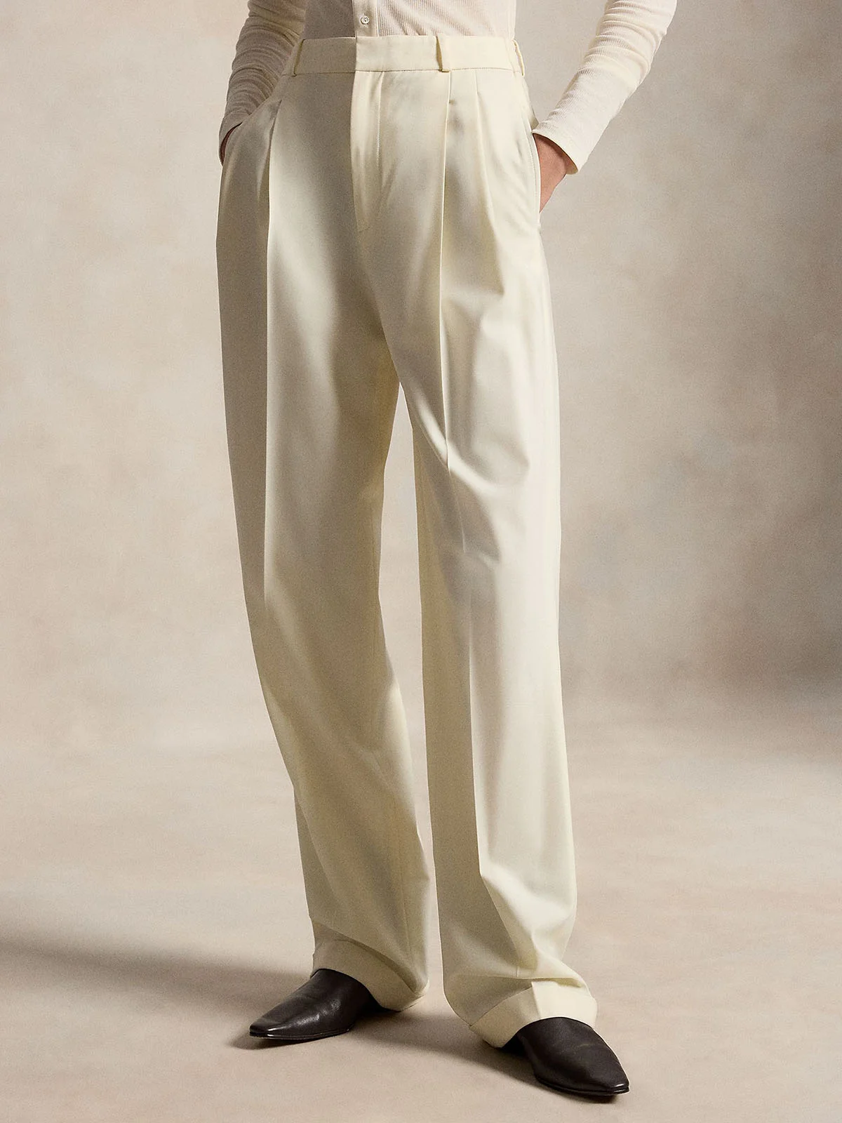 POLO RALPH LAUREN Quần Dài Nữ Wool-Blend Bacall Pant