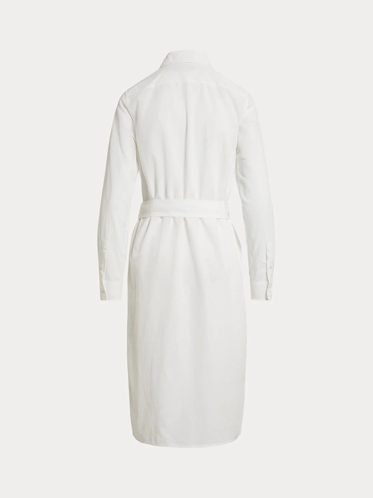 POLO RALPH LAUREN Đầm Nữ Cotton-Linen Belted Shirtdress
