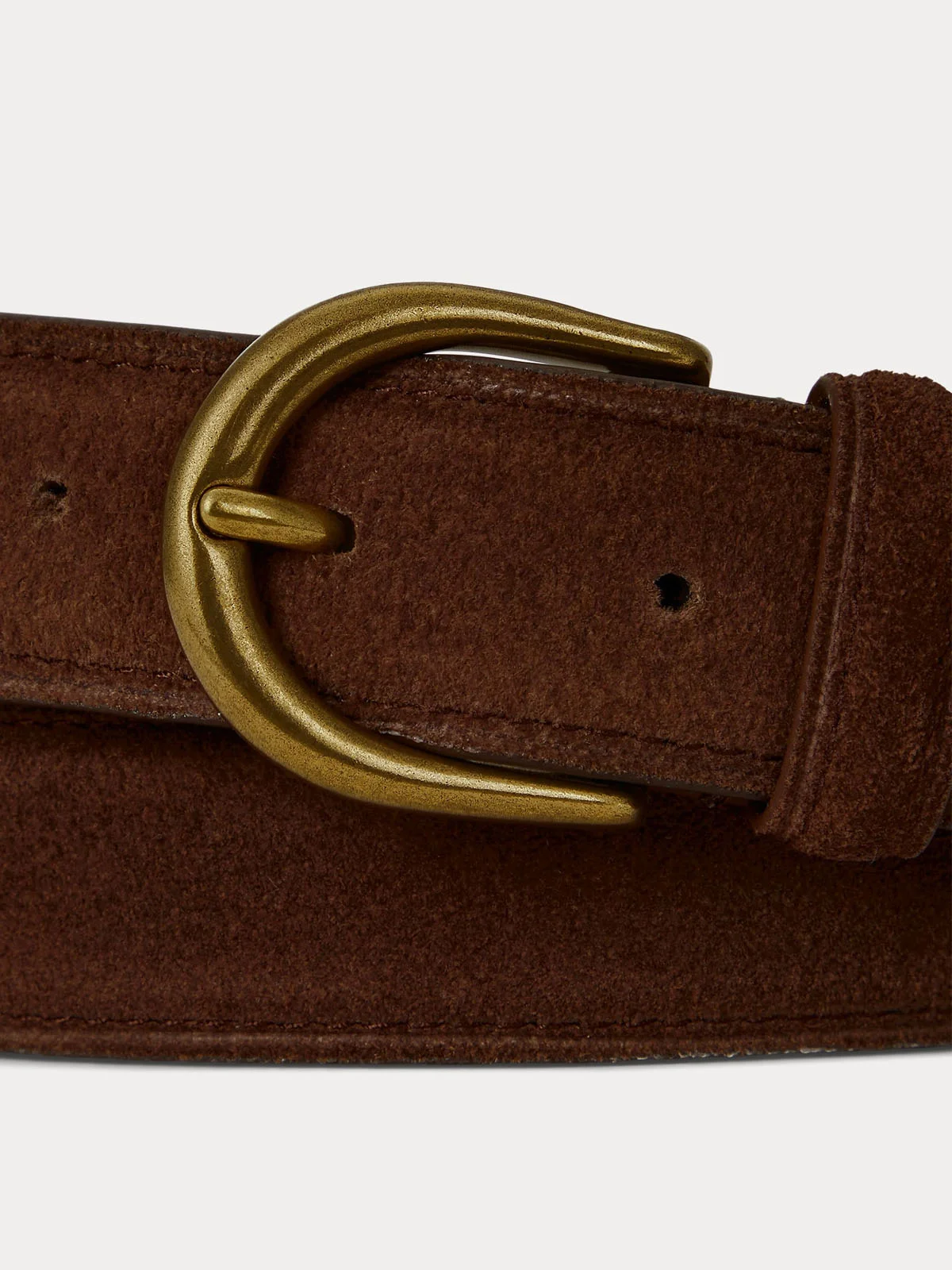 POLO RALPH LAUREN Dây Nịt Nam Brass-Buckle Suede Belt