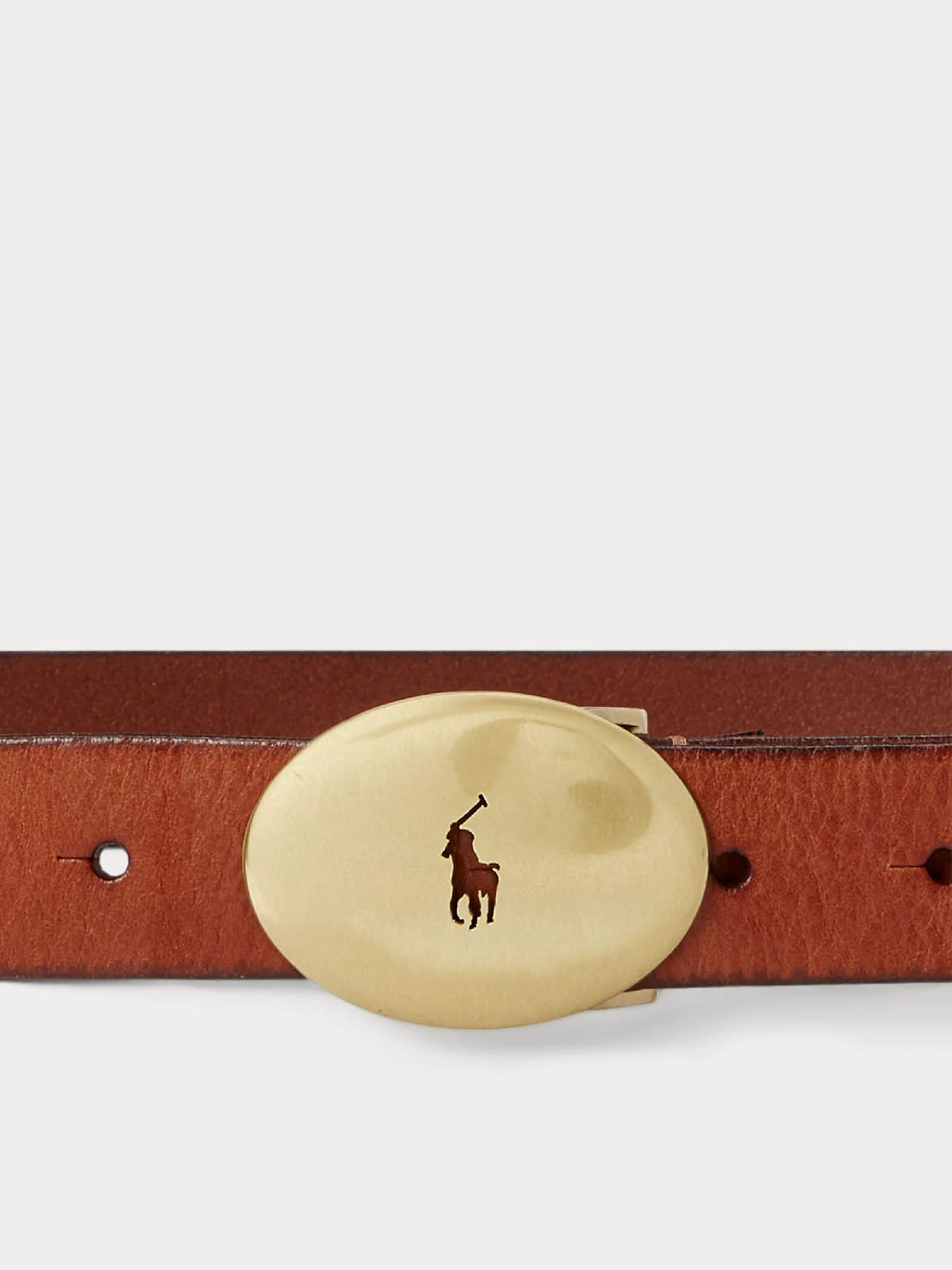 POLO RALPH LAUREN Dây Nịt Nữ Polo Id Oval-Buckle Vachetta Belt