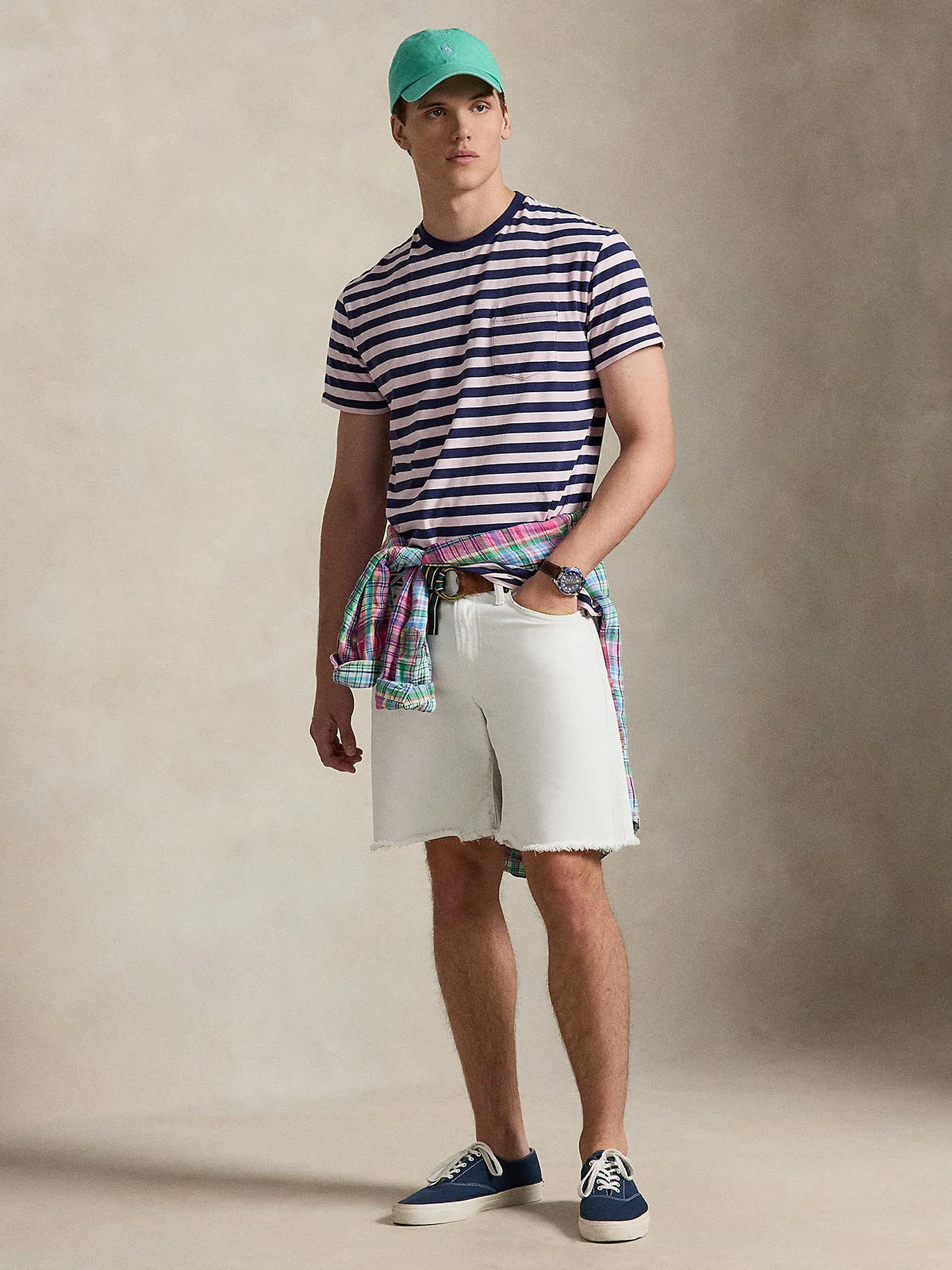 POLO RALPH LAUREN Áo Thun Nam Tay Ngắn Classic Fit Striped Jersey T-Shirt