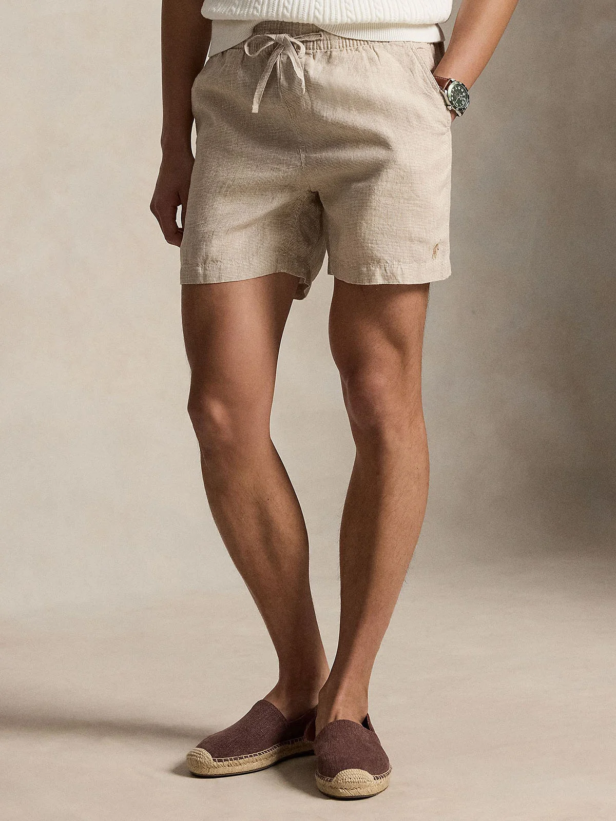 POLO RALPH LAUREN Quần Ngắn Nam 6-Inch Polo Prepster Linen Short
