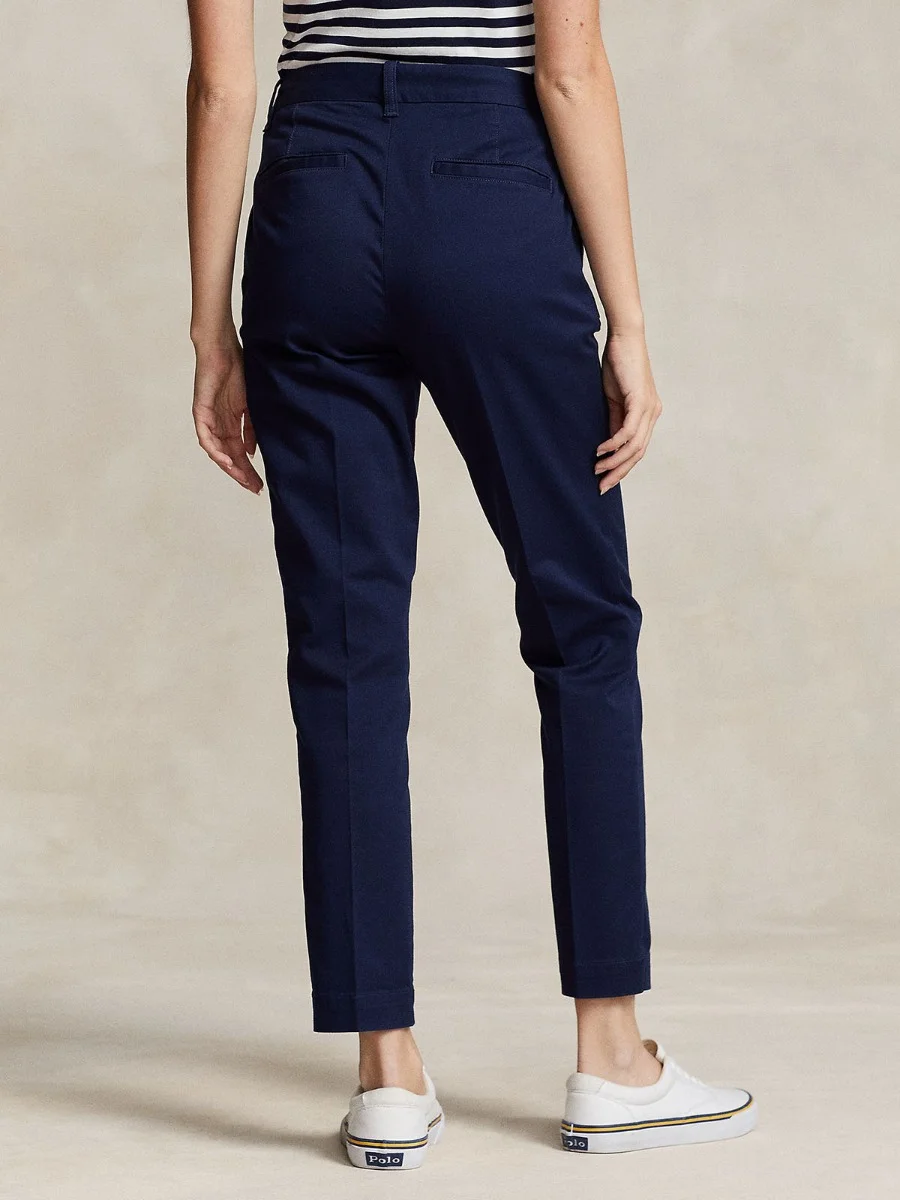 POLO RALPH LAUREN Quần Dài Nữ Cropped Slim Fit Twill Chino Pant