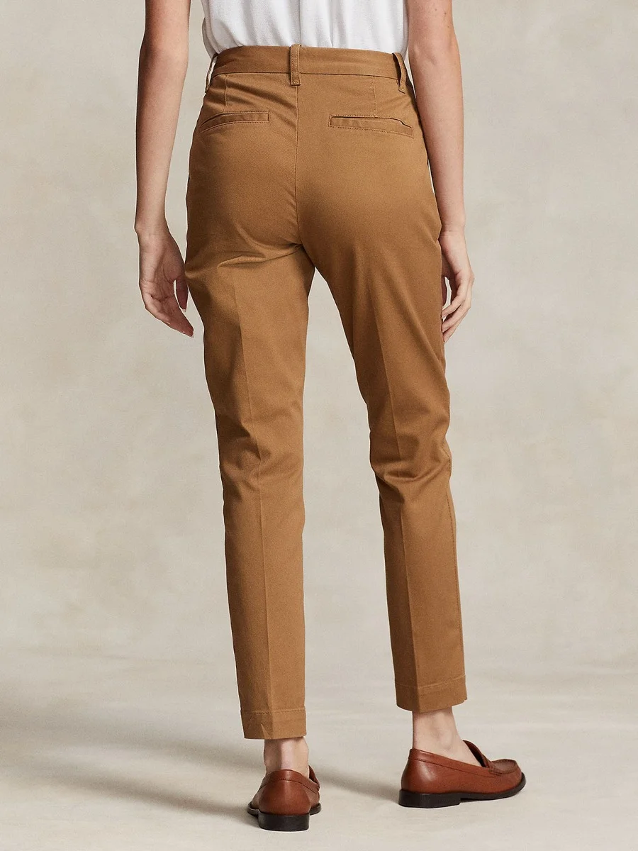 POLO RALPH LAUREN Quần Dài Nữ Cropped Slim Fit Twill Chino Pant