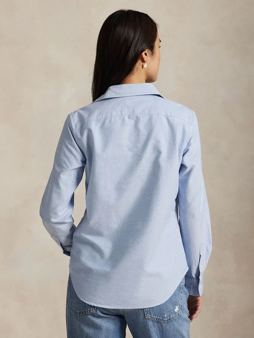 POLO RALPH LAUREN Áo Sơ Mi Nữ Tay Dài Slim Fit Oxford Shirt