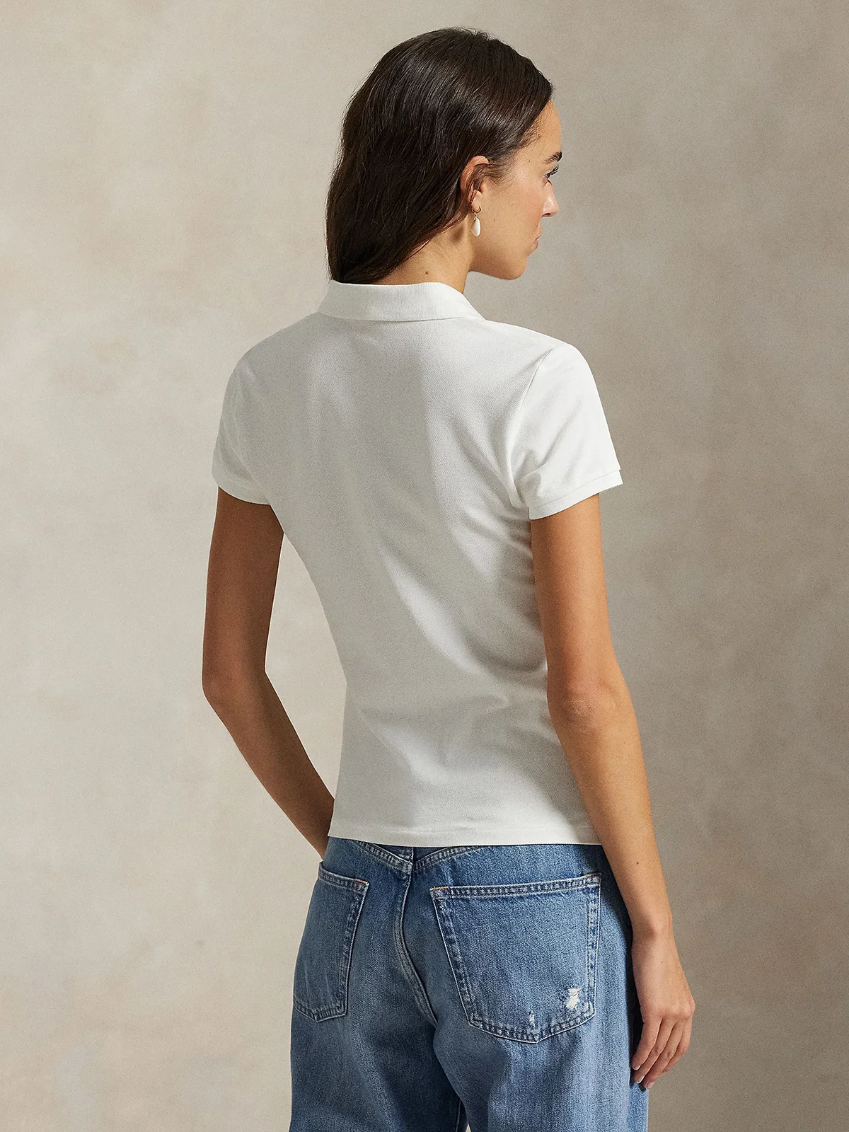 POLO RALPH LAUREN Áo Polo Nữ Buttoned-Placket Polo Shirt