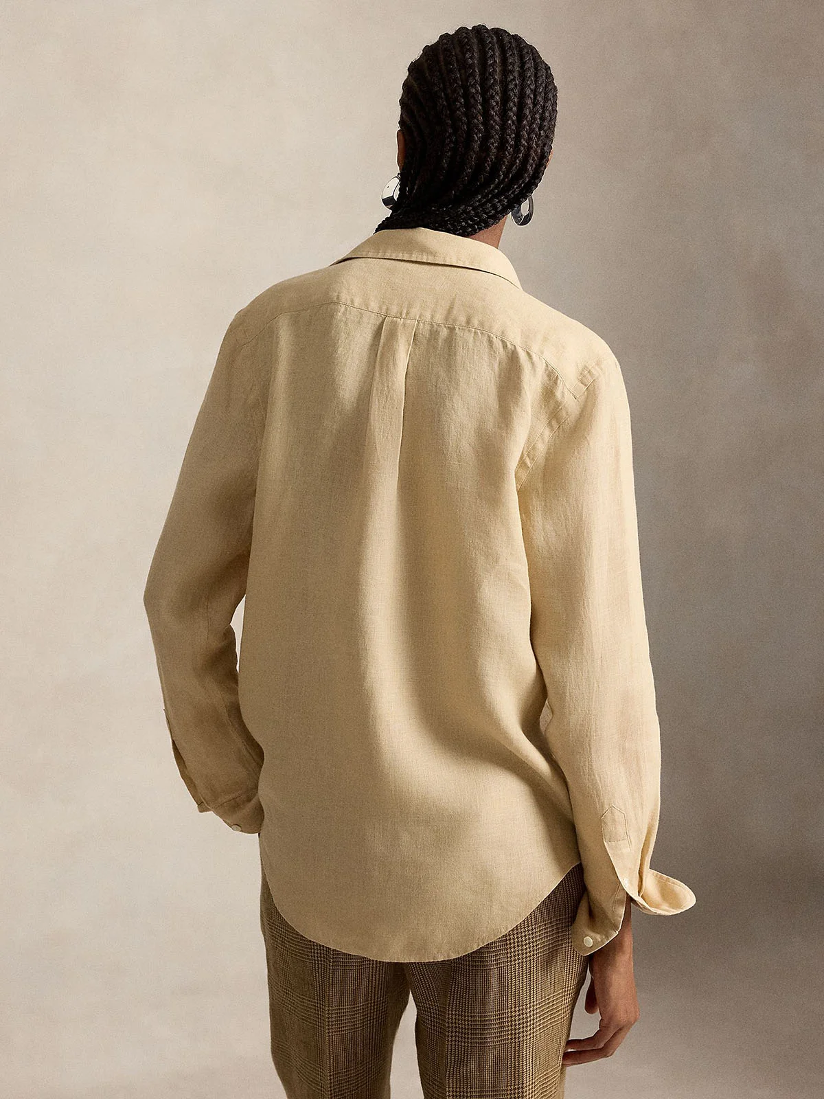 POLO RALPH LAUREN Áo Sơ Mi Nữ Tay Dài Classic Fit Linen Shirt