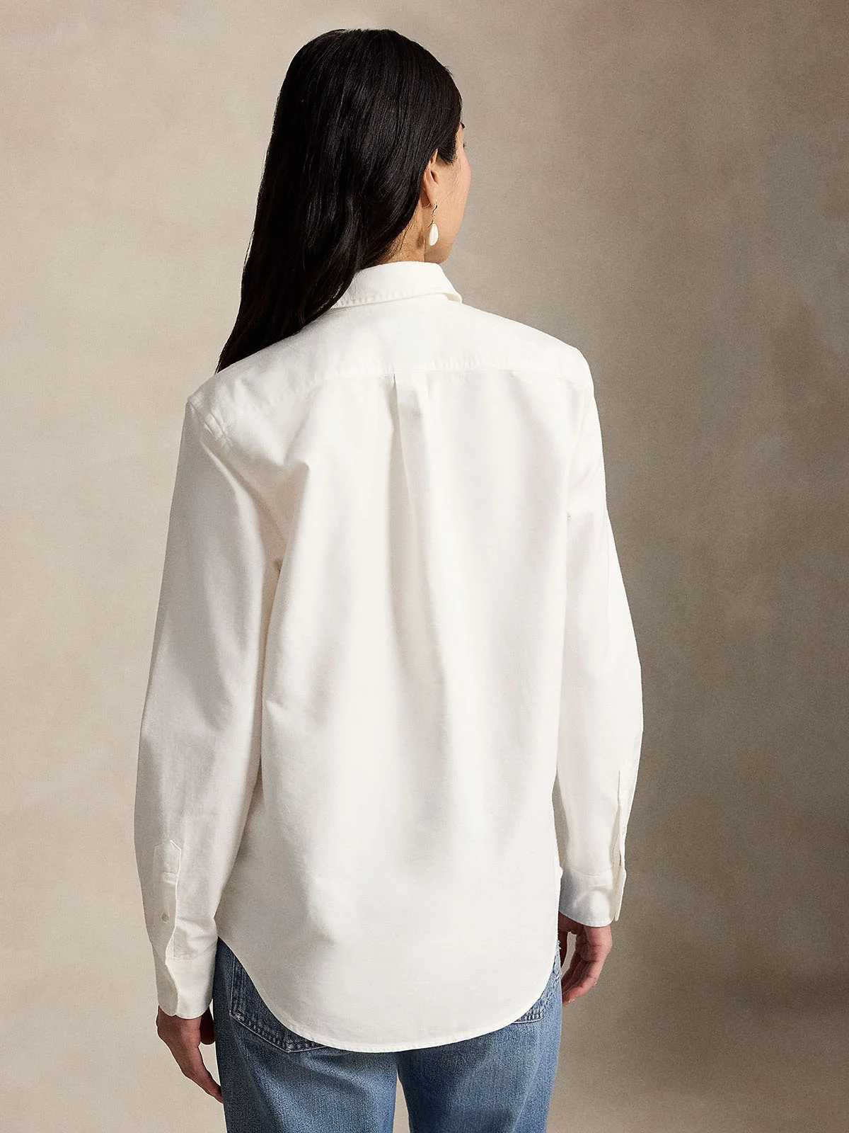 POLO RALPH LAUREN Áo Sơ Mi Nữ Tay Dài The Iconic Classic Fit Oxford Shirt
