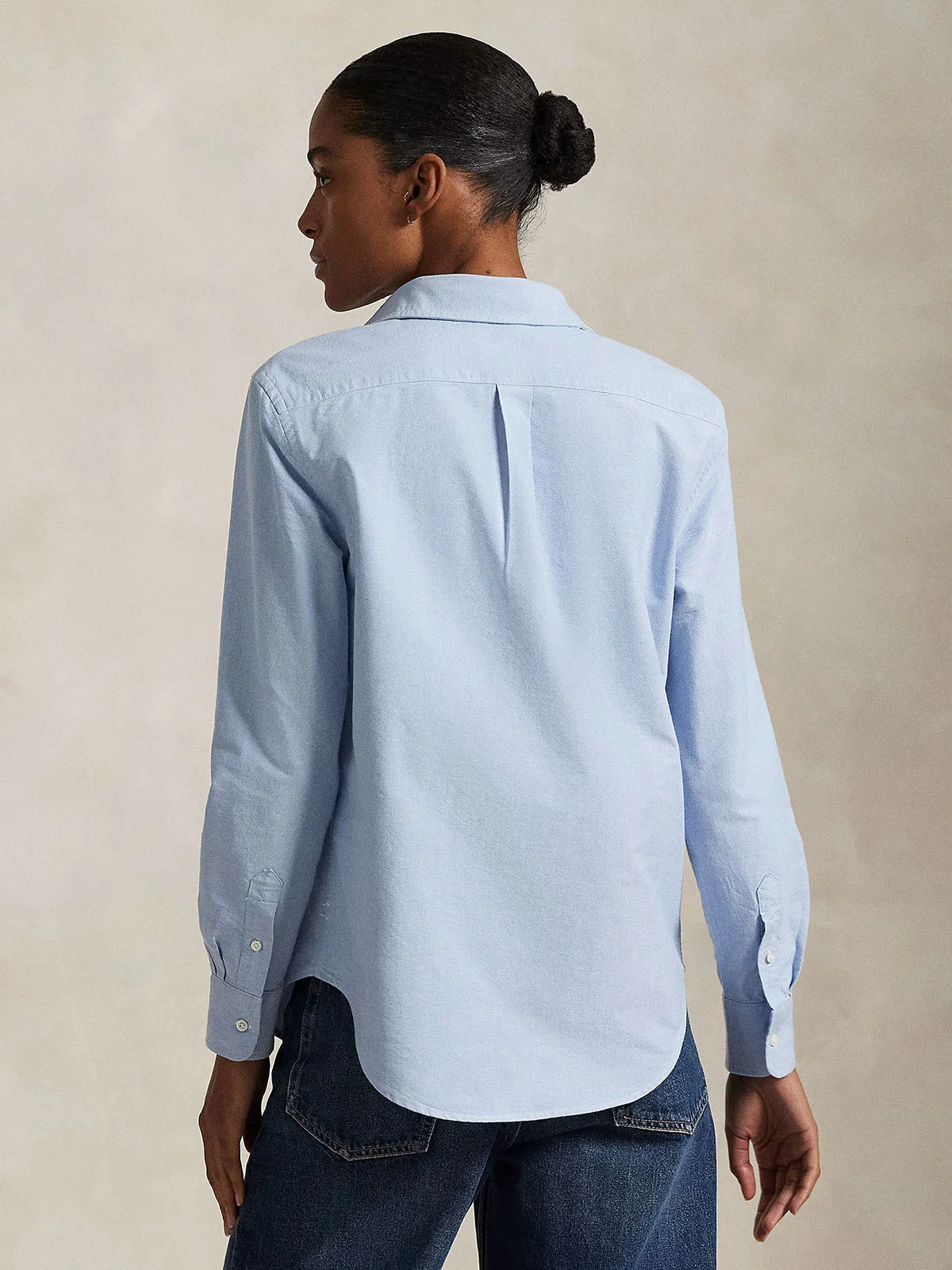 POLO RALPH LAUREN Áo Sơ Mi Nữ Tay Dài The Iconic Classic Fit Oxford Shirt
