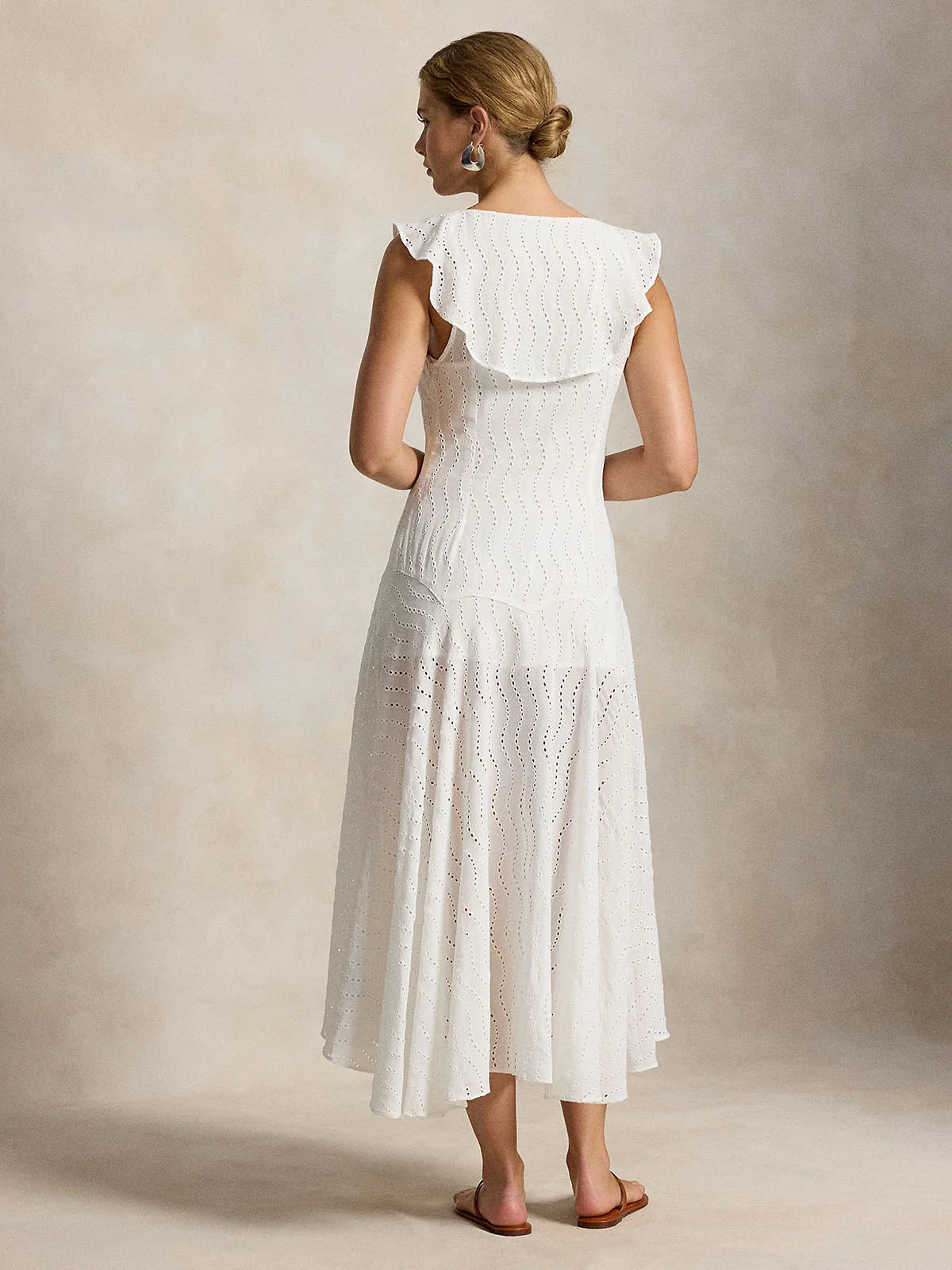 POLO RALPH LAUREN Đầm Nữ Eyelet Gauze Dress
