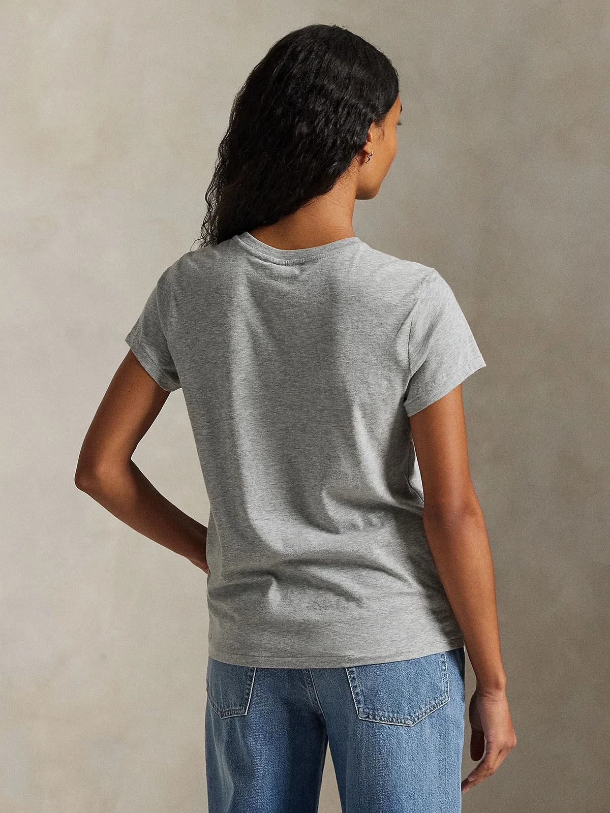 POLO RALPH LAUREN Áo Thun Nữ Tay Ngắn Classic Fit Cotton Jersey Crewneck Tee