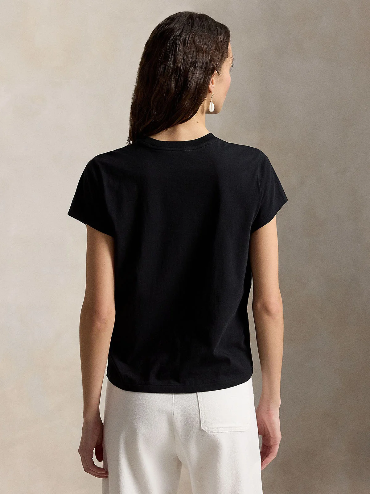 POLO RALPH LAUREN Áo Thun Nữ Tay Ngắn Classic Fit Cotton Jersey Crewneck Tee