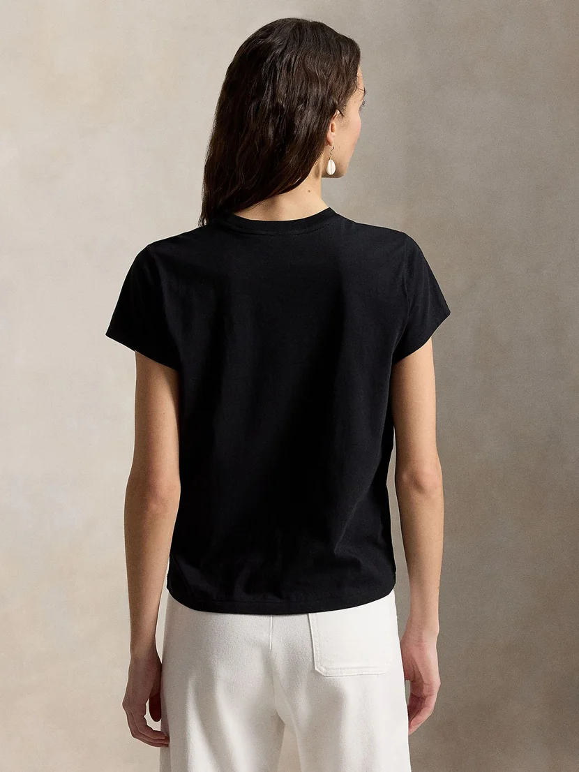 POLO RALPH LAUREN Áo Thun Nữ Tay Ngắn Classic Fit Cotton Jersey Crewneck Tee