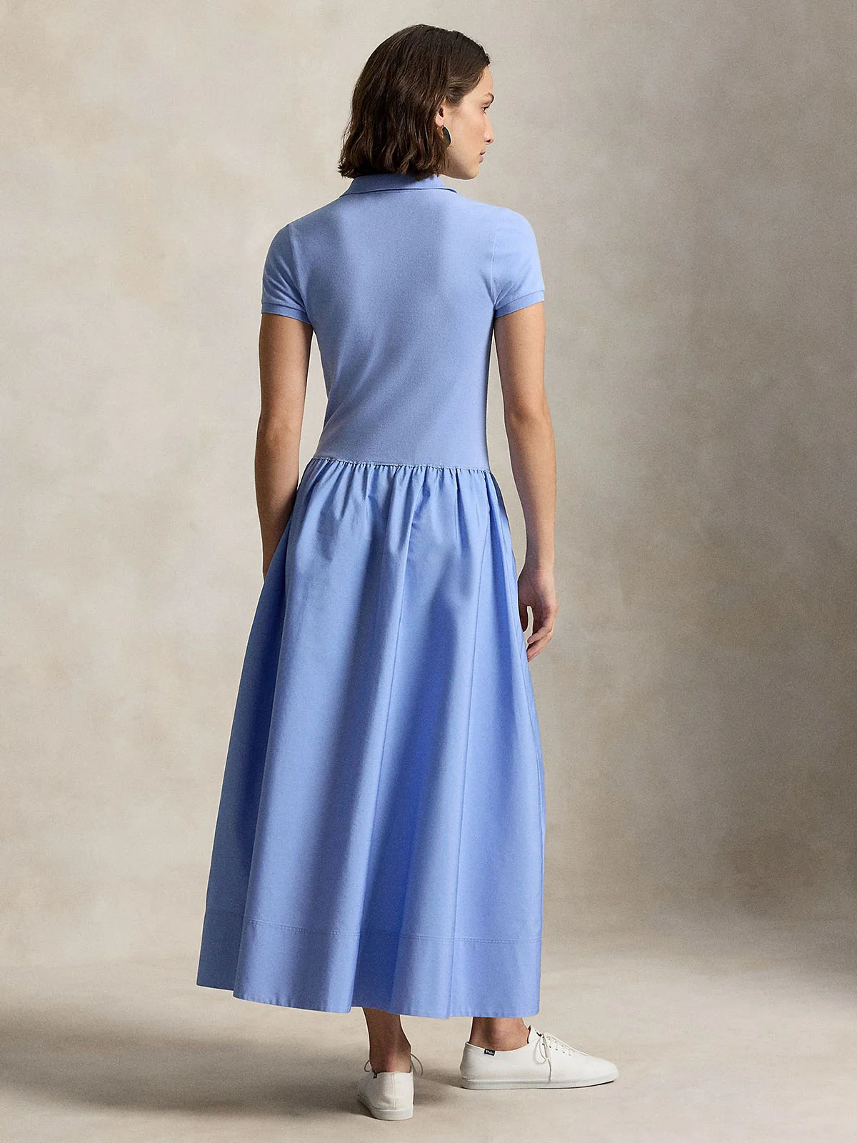 POLO RALPH LAUREN Đầm Nữ Hybrid Mesh Polo-Bodice Dress