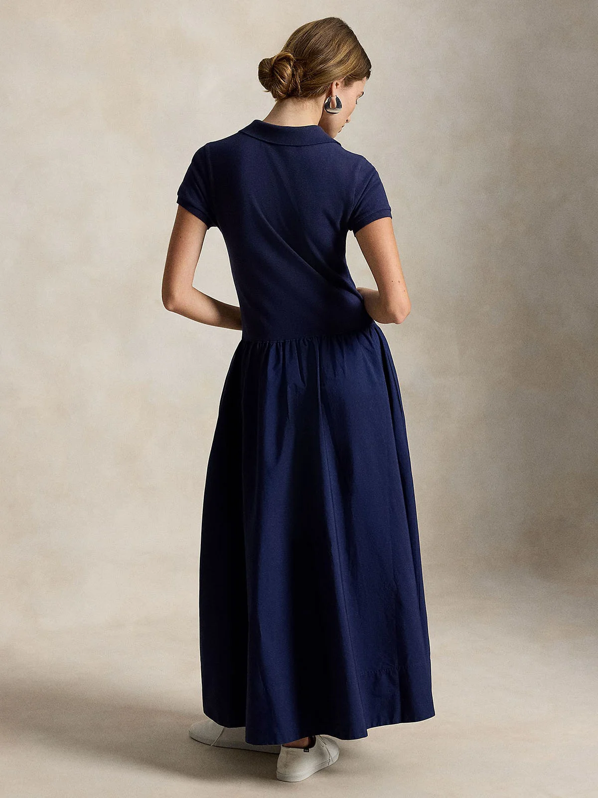 POLO RALPH LAUREN Đầm Nữ Hybrid Mesh Polo-Bodice Dress
