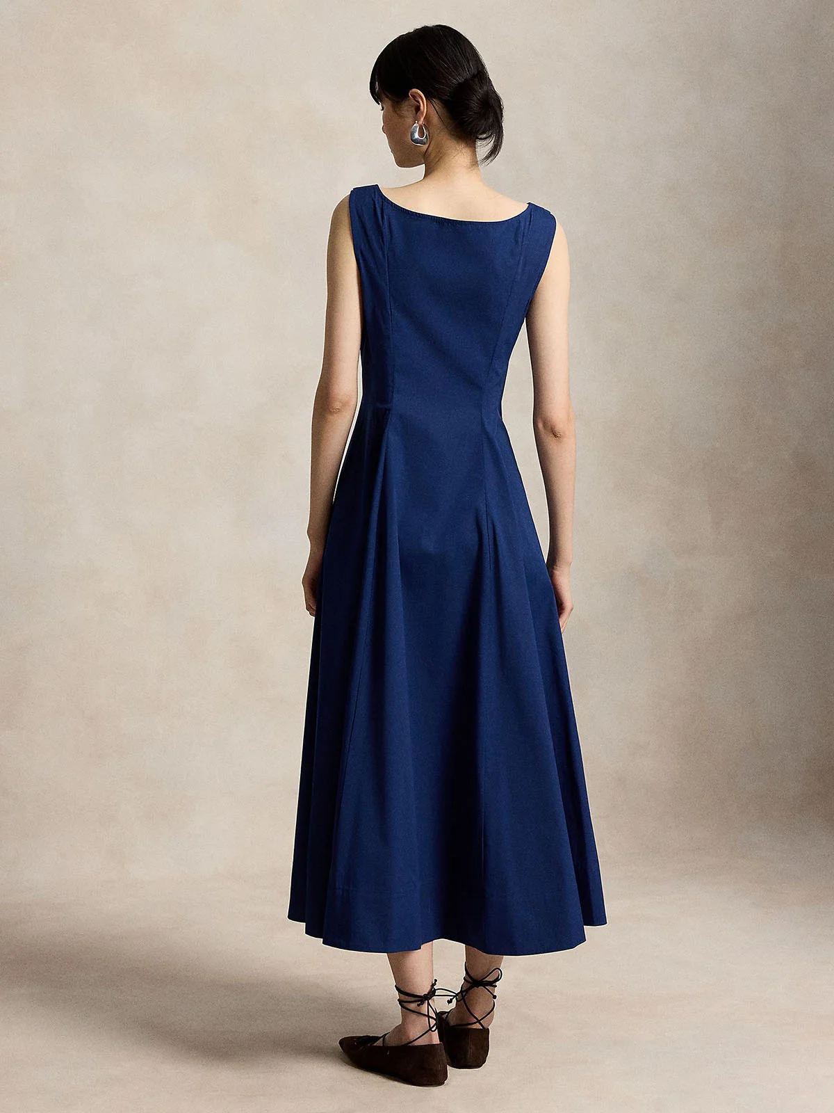 POLO RALPH LAUREN Đầm Nữ Paneled Cotton Dress