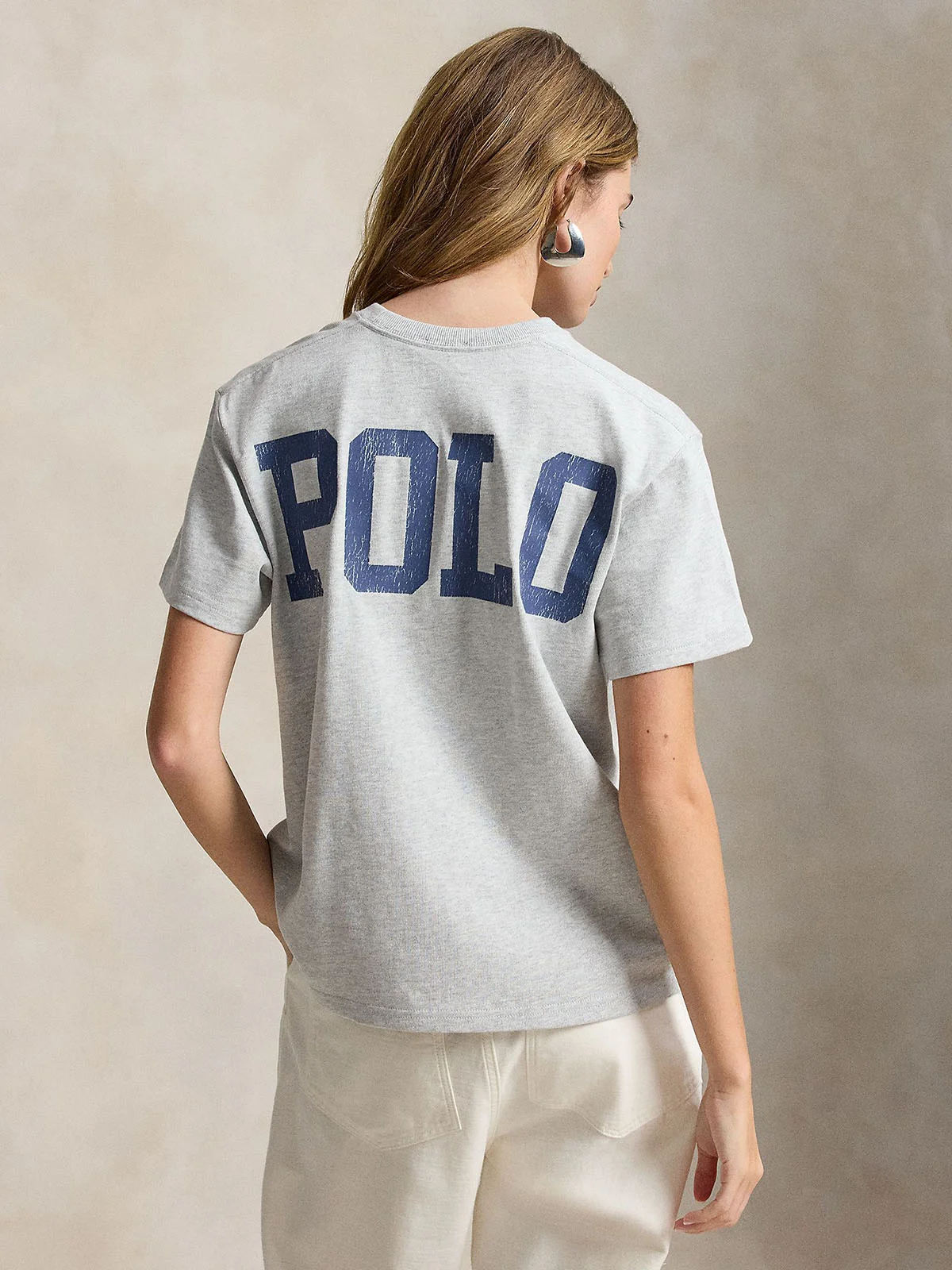 POLO RALPH LAUREN Áo Thun Nữ Tay Ngắn Logo Cotton Jersey Tee