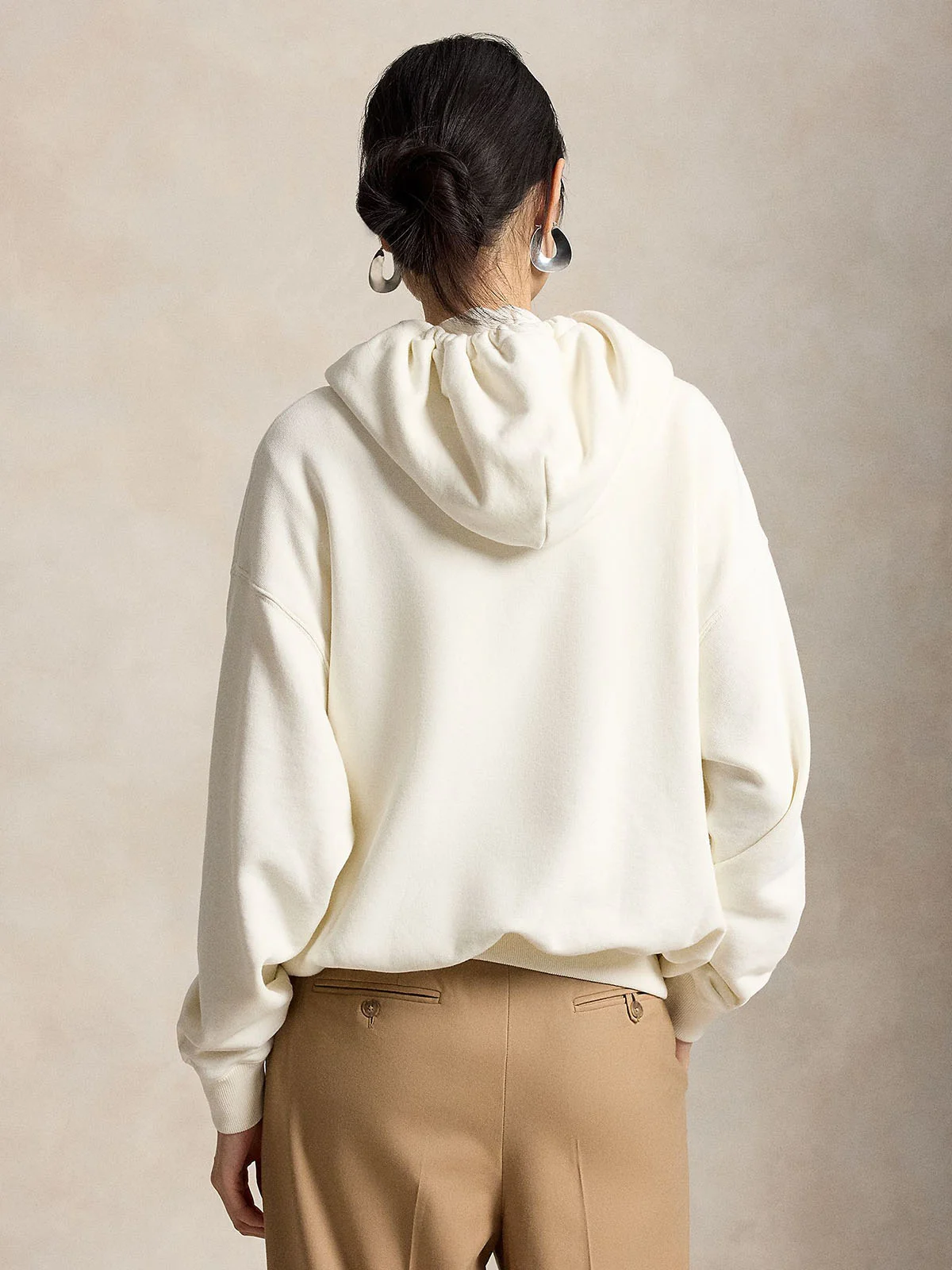 POLO RALPH LAUREN Áo Pullover Nữ Tay Dài Polo Bear Lightweight Fleece Hoodie