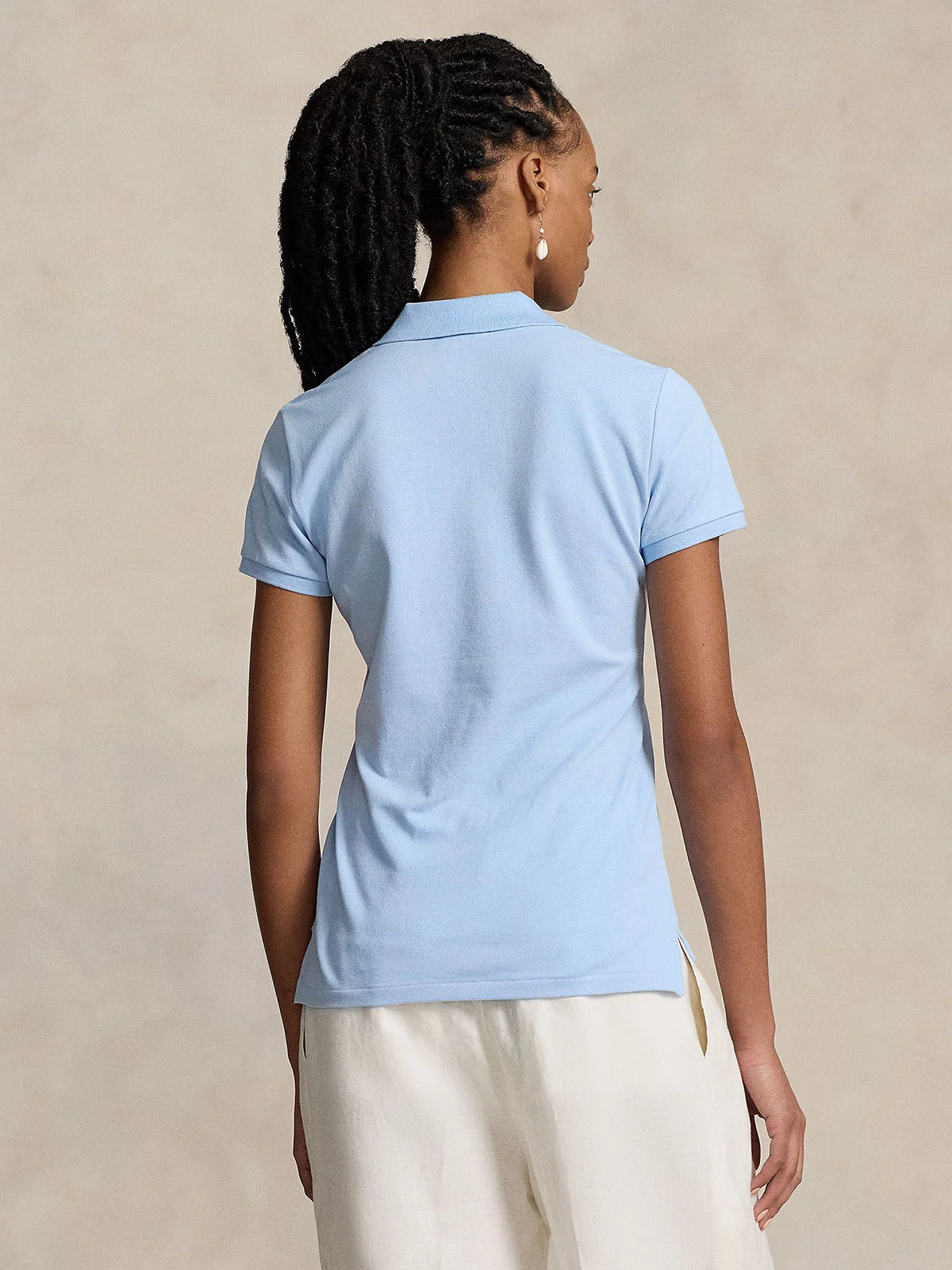 POLO RALPH LAUREN Áo Polo Nữ Tay Ngắn Slim Fit Stretch Polo Shirt