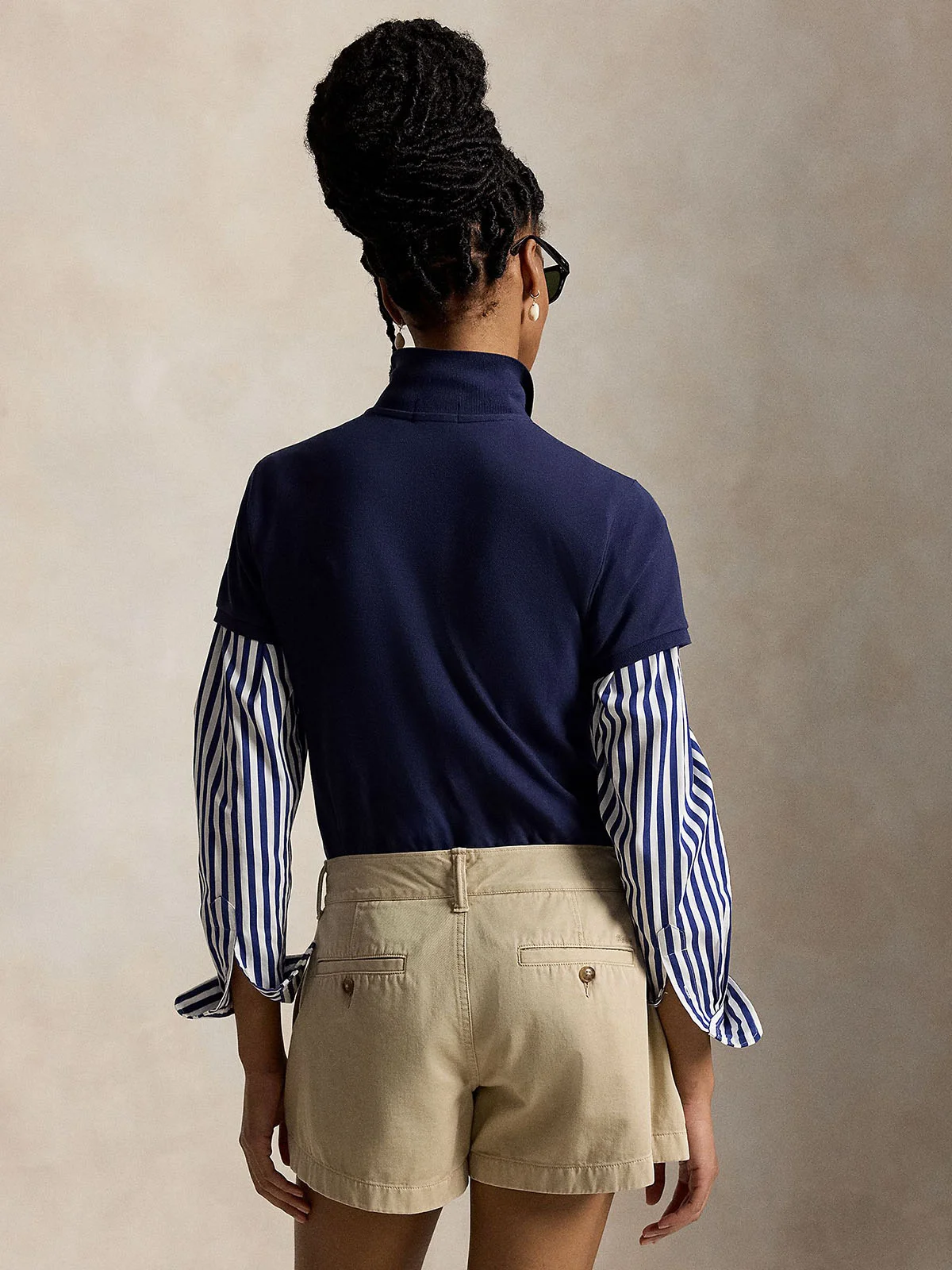 POLO RALPH LAUREN Áo Polo Nữ Tay Ngắn Slim Fit Stretch Polo Shirt