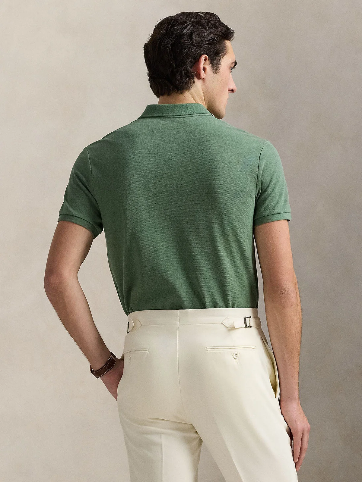 POLO RALPH LAUREN Áo Polo Nam Tay Ngắn Slim Fit Mesh Polo Shirt