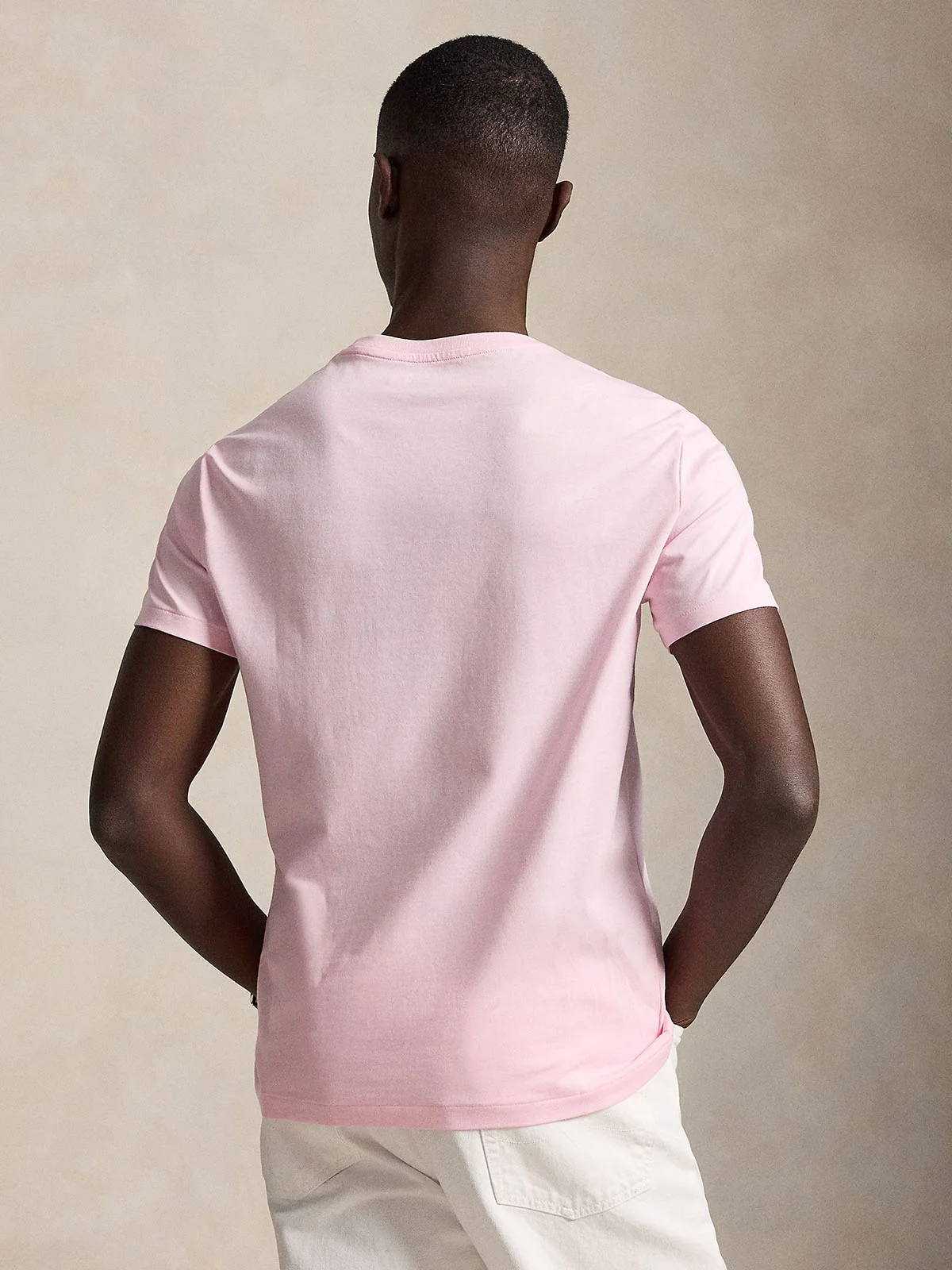 POLO RALPH LAUREN Áo Thun Nam Tay Ngắn Custom Slim Fit Jersey Crewneck T-Shirt