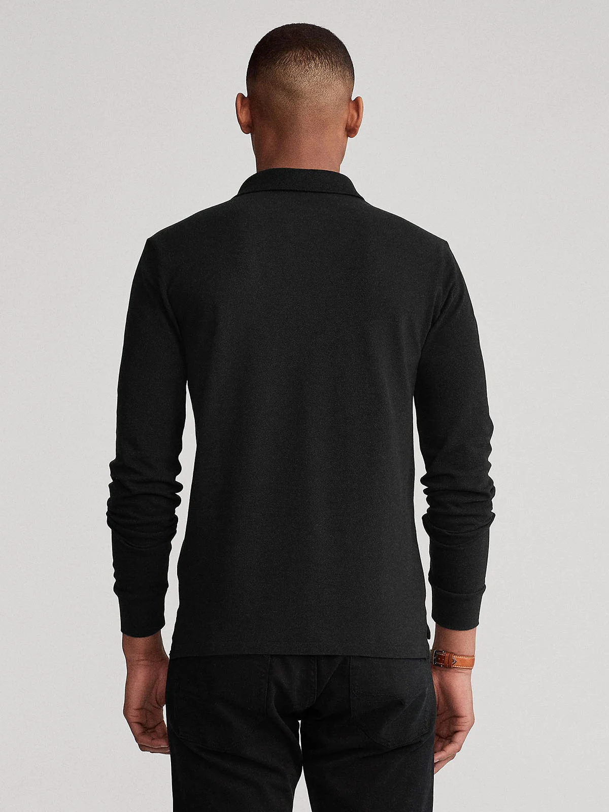 POLO RALPH LAUREN Áo Polo Nam Tay Dài Slim Fit Mesh Long-Sleeve Polo