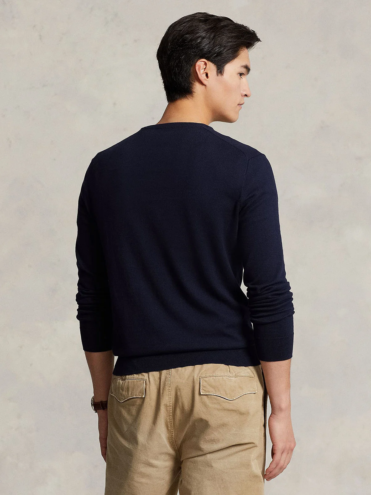 POLO RALPH LAUREN Áo Pullover Nam Tay Dài Slim Fit Cotton Sweater