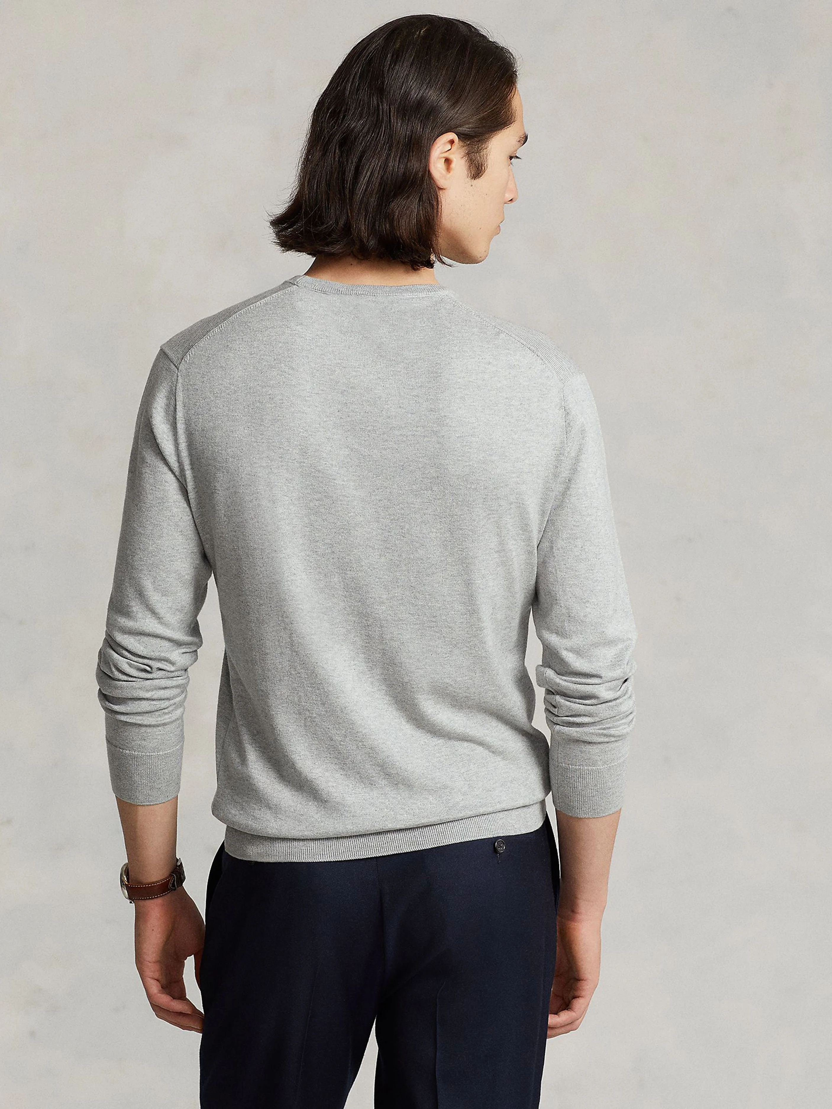 POLO RALPH LAUREN Áo Pullover Nam Tay Dài Slim Fit Cotton Sweater