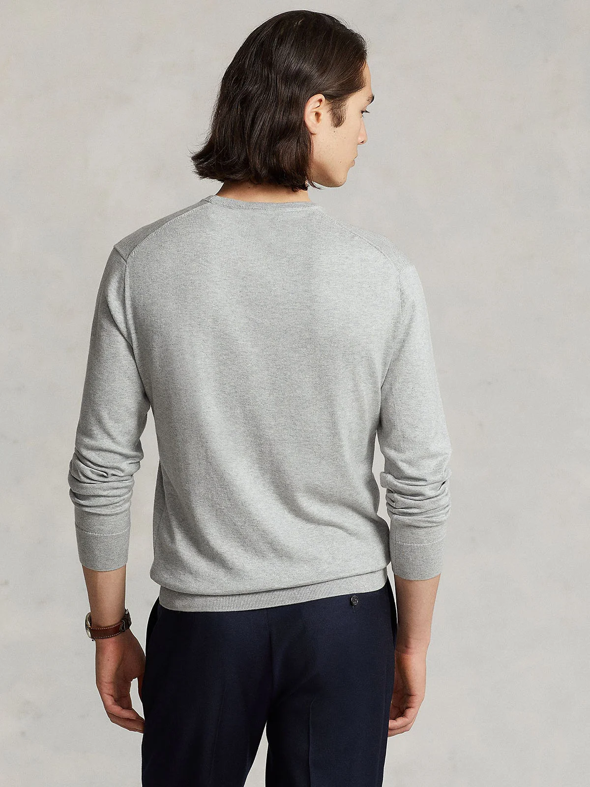POLO RALPH LAUREN Áo Pullover Nam Tay Dài Slim Fit Cotton Sweater