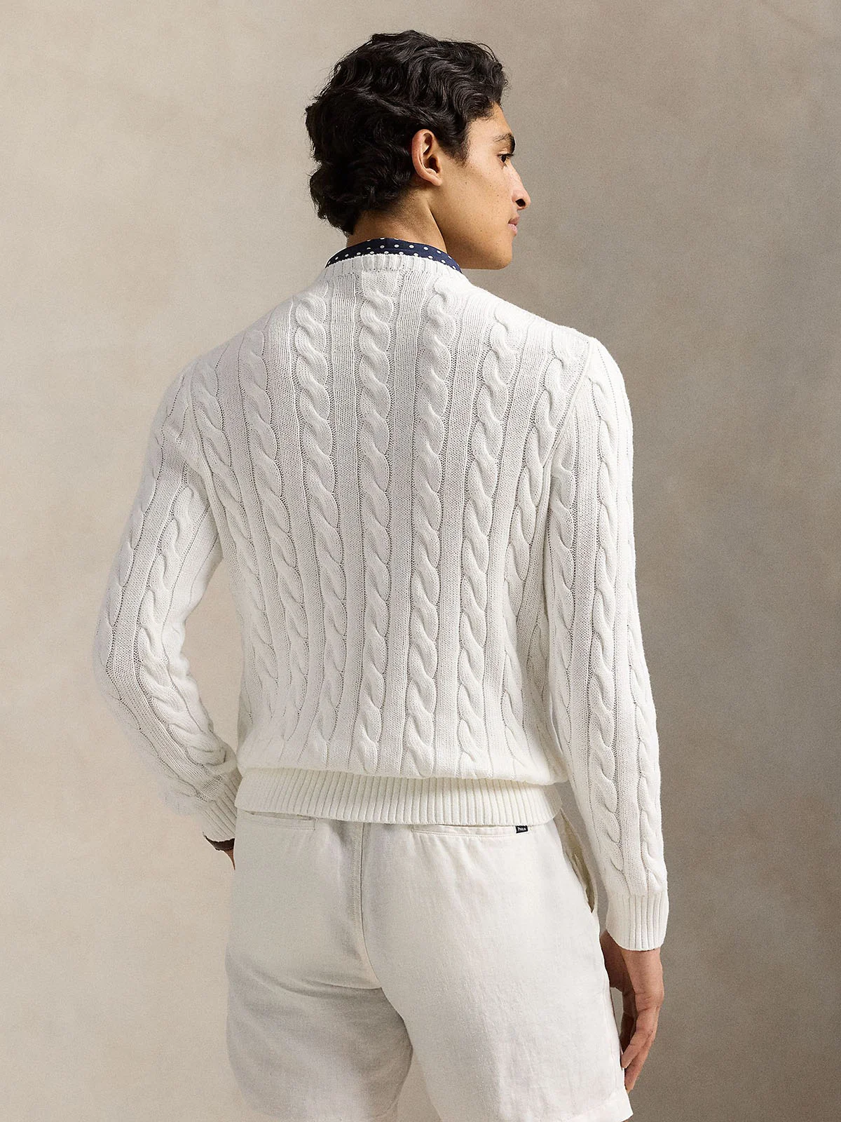 POLO RALPH LAUREN Áo Sweater Nam Tay Dài Cable-Knit Cotton Sweater