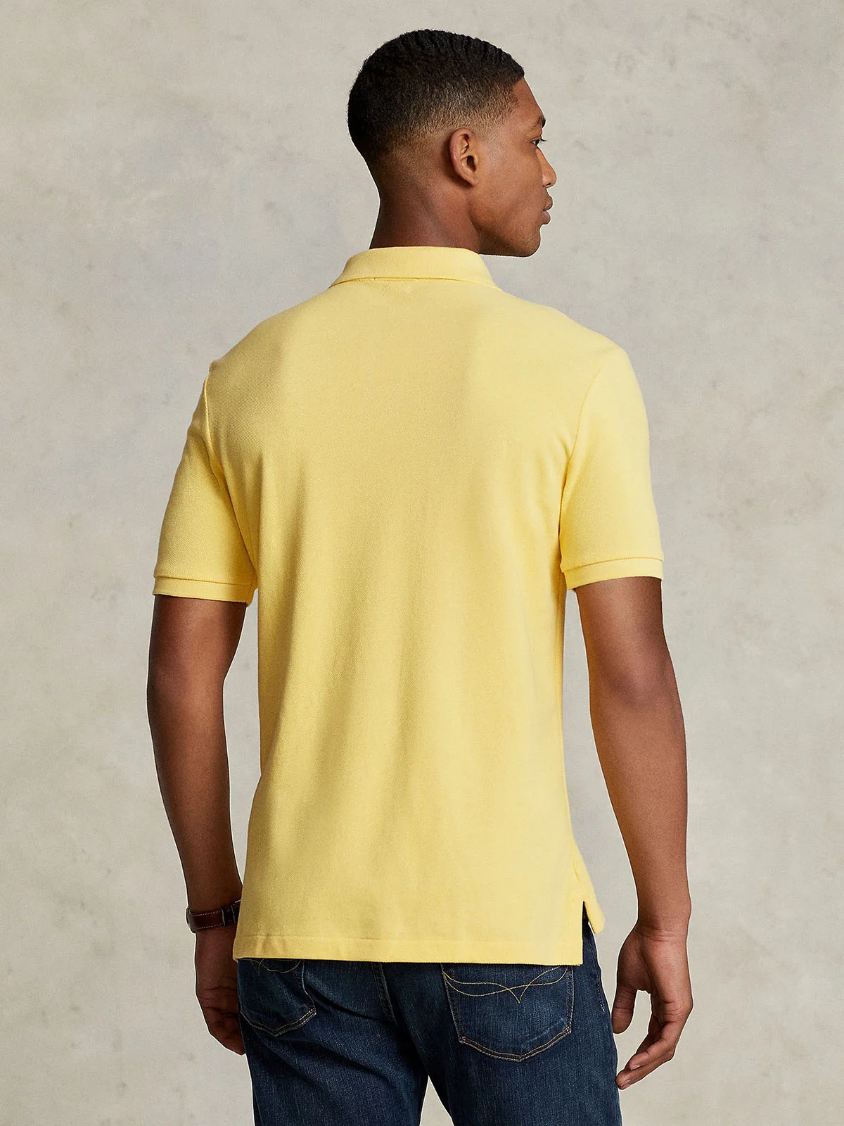 POLO RALPH LAUREN Áo Polo Nam Tay Ngắn Custom Slim Fit Mesh Polo Shirt