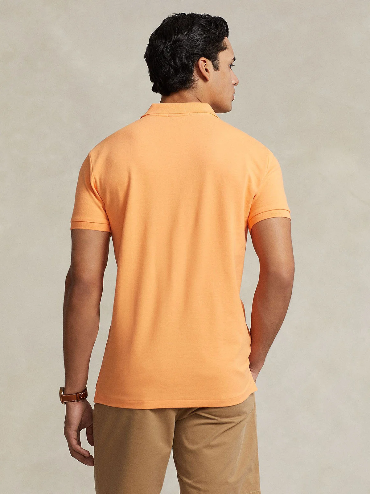 POLO RALPH LAUREN Áo Polo Nam Tay Ngắn Custom Slim Fit Mesh Polo Shirt