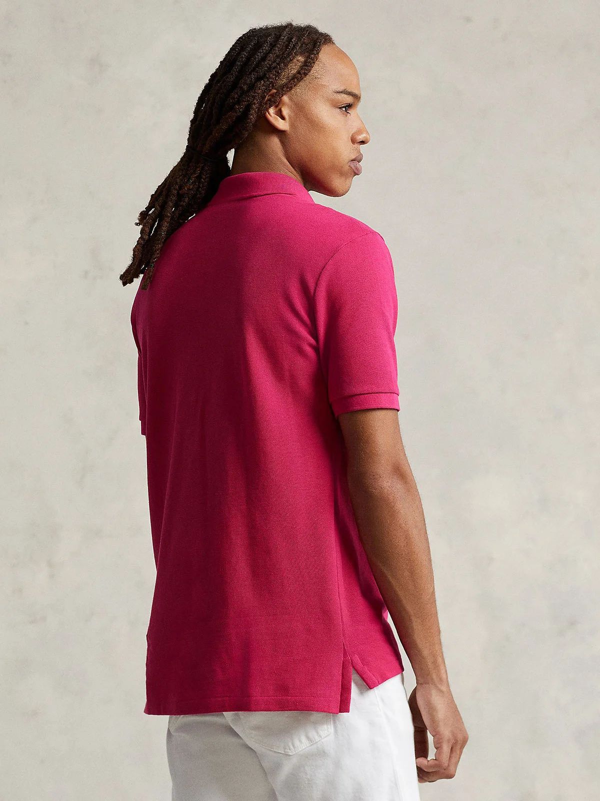 POLO RALPH LAUREN Áo Polo Nam Tay Ngắn Custom Slim Fit Mesh Polo Shirt