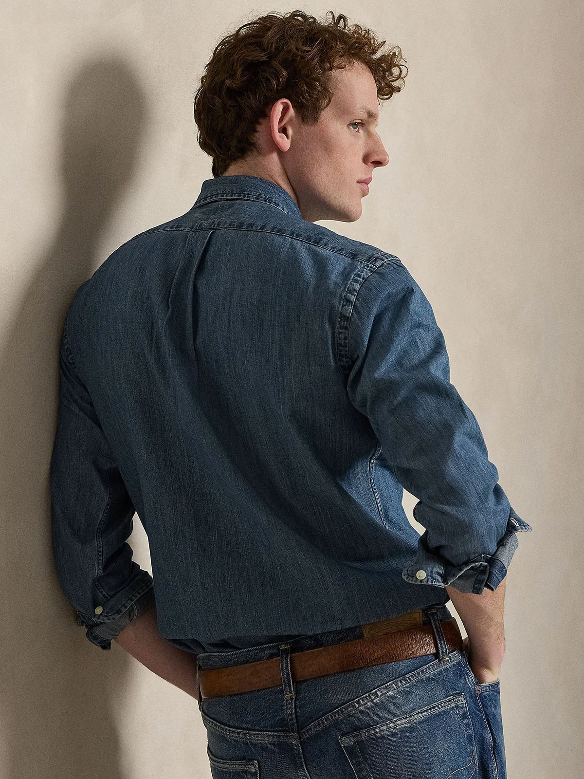 POLO RALPH LAUREN Áo Sơ Mi Nam Tay Dài Custom Fit Denim Shirt