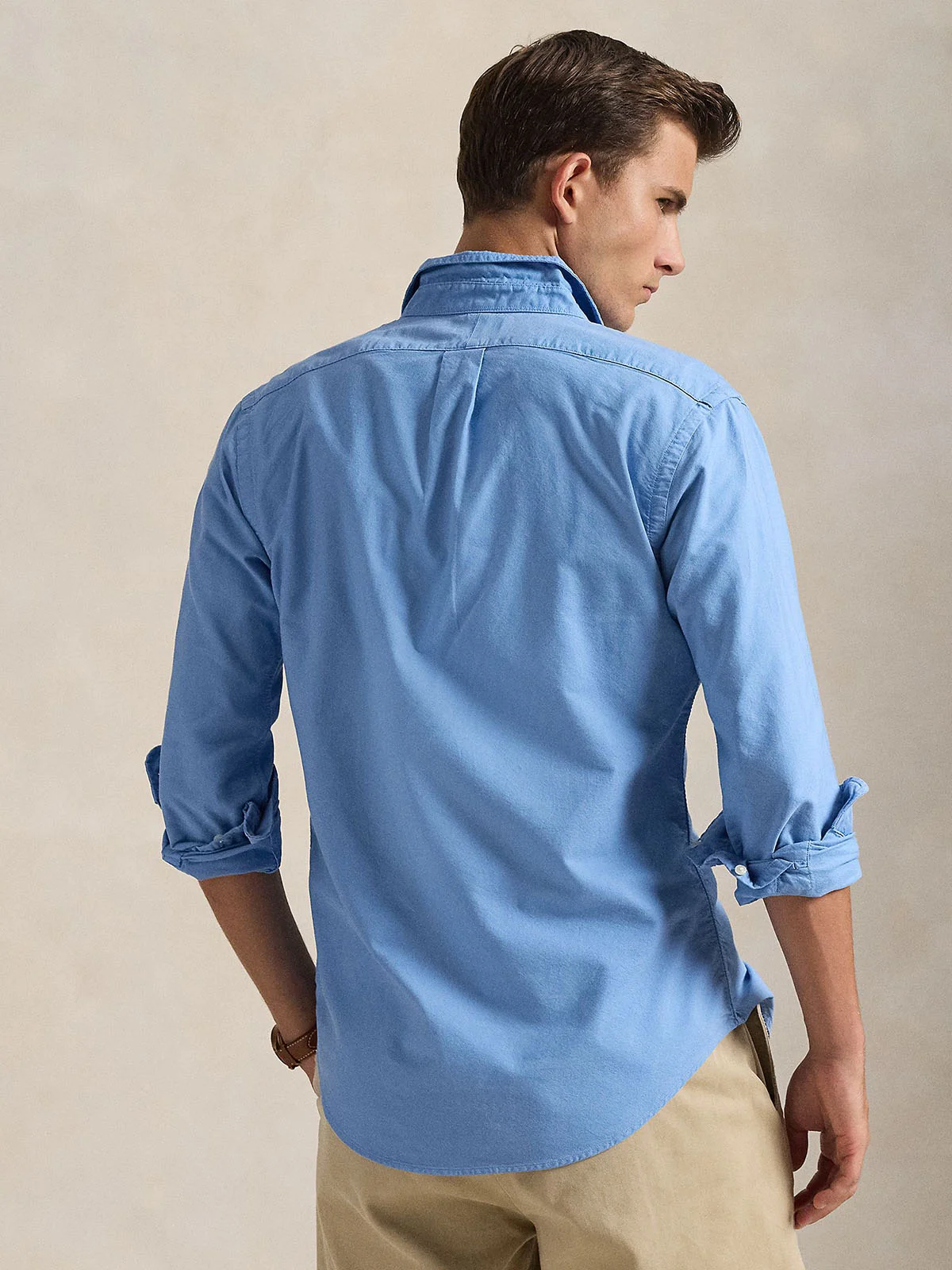 POLO RALPH LAUREN Áo Sơ Mi Nam Tay Dài Slim Fit Garment-Dyed Oxford Shirt