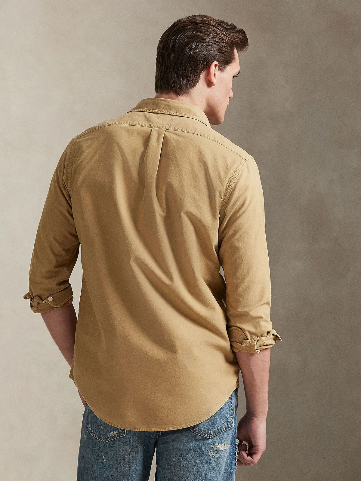 POLO RALPH LAUREN Áo Sơ Mi Nam Tay Dài Custom Fit Garment-Dyed Oxford Shirt