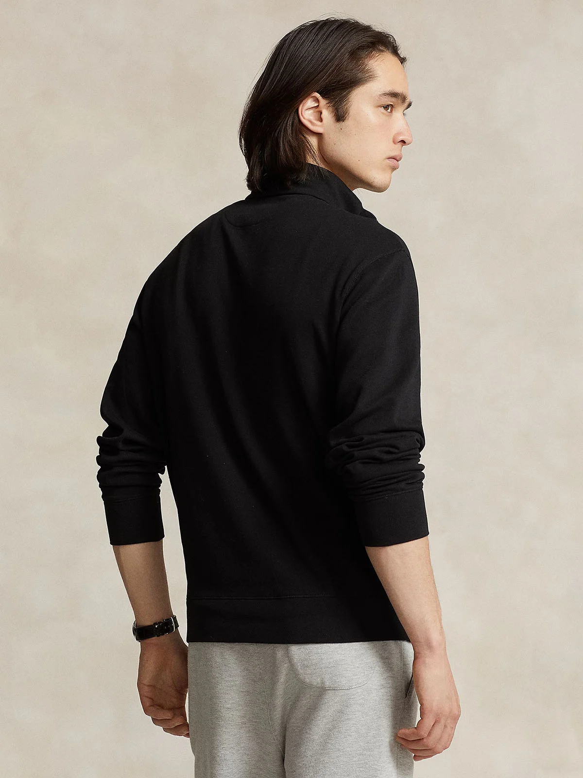 POLO RALPH LAUREN Áo Pullover Nam Tay Dài Luxury Jersey Quarter-Zip Pullover