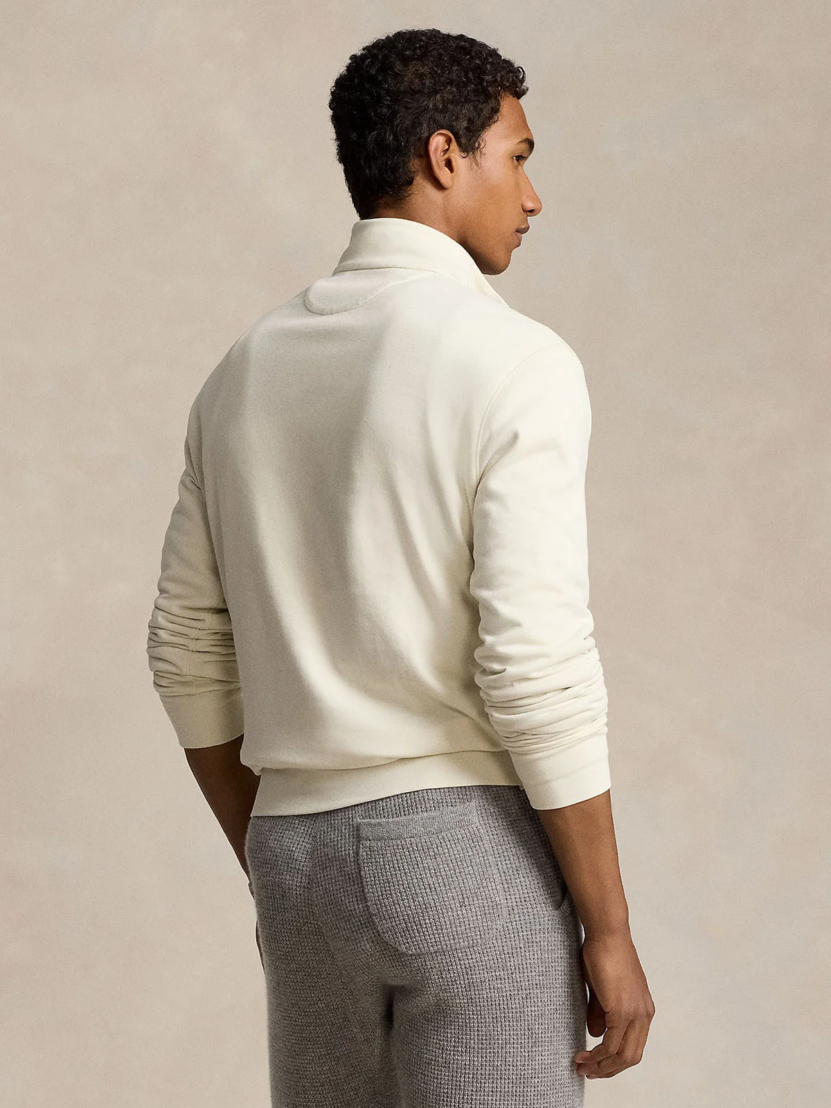 POLO RALPH LAUREN Áo Pullover Nam Tay Dài Luxury Jersey Quarter-Zip Pullover