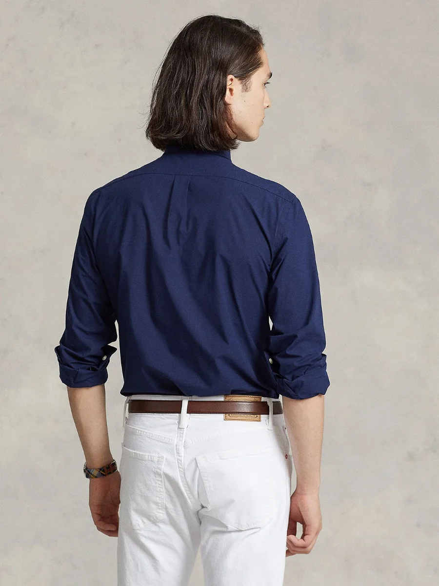 POLO RALPH LAUREN Áo Sơ Mi Nam Tay Dài Slim Fit Stretch Poplin Shirt