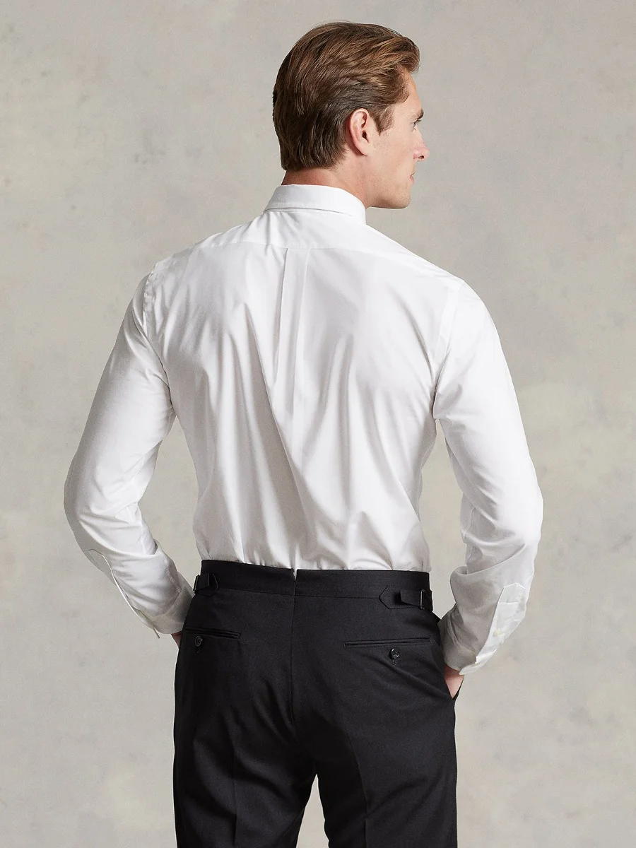POLO RALPH LAUREN Áo Sơ Mi Nam Tay Dài Slim Fit Stretch Poplin Shirt