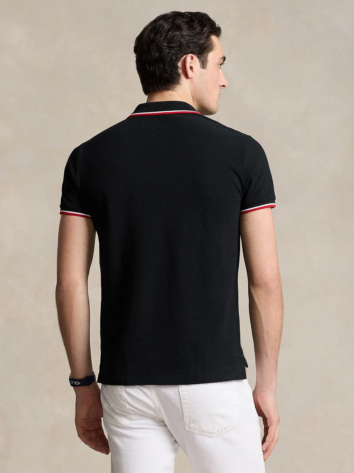 POLO RALPH LAUREN Áo Polo Nam Tay Ngắn Custom Slim Fit Mesh Polo Shirt