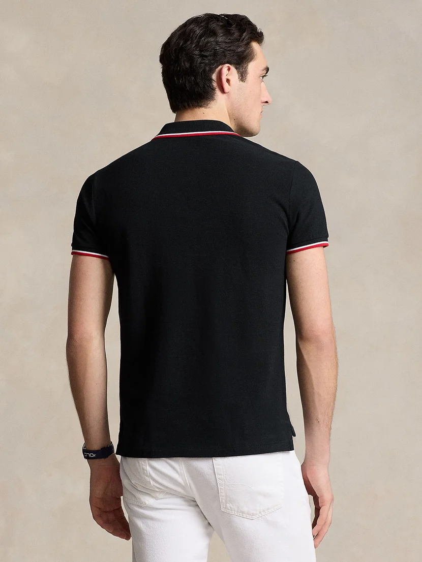 POLO RALPH LAUREN Áo Polo Nam Tay Ngắn Custom Slim Fit Mesh Polo Shirt